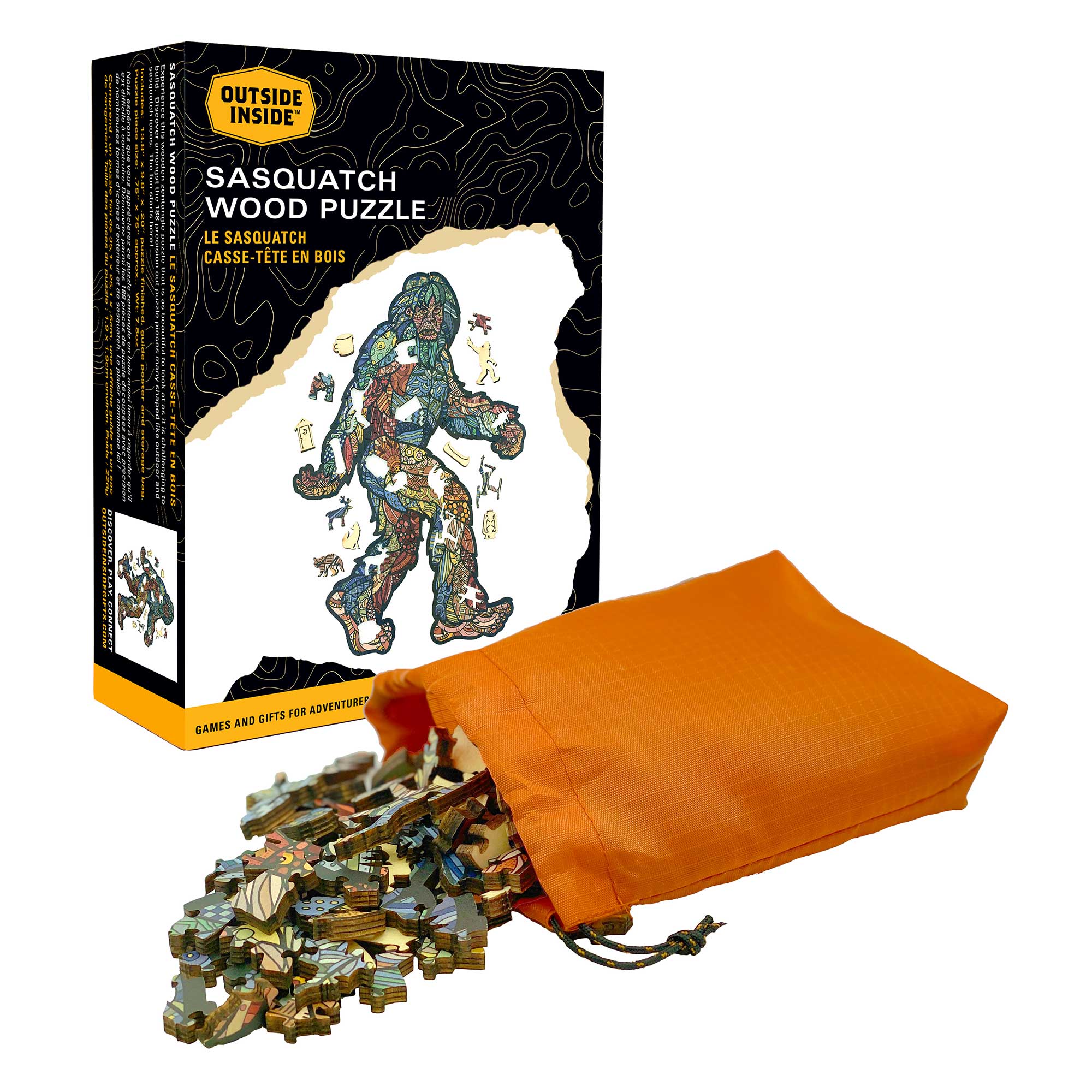 GSI Outdoors Sasquatch puzzle lemn 188 piese
