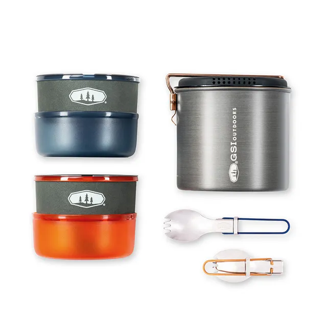 GSI Outdoors Halulite Dualist set vase camping 2 persoane