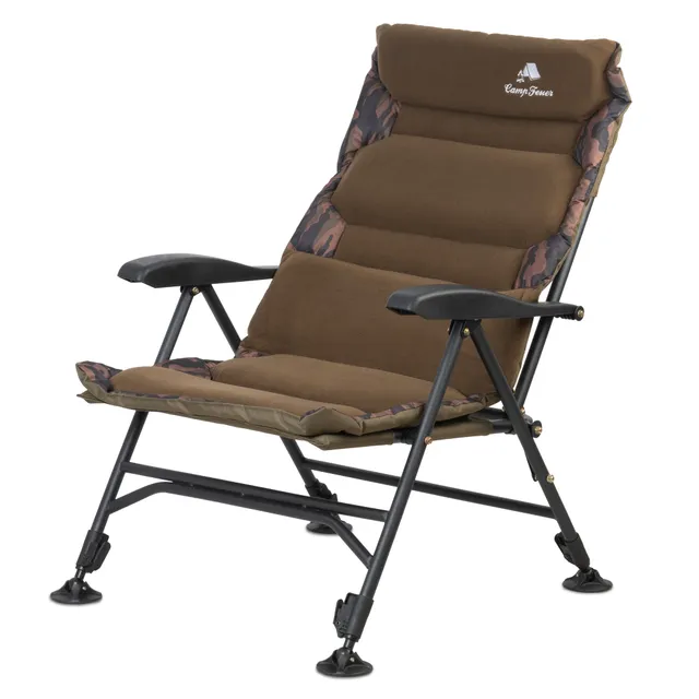CampFeuer Angelstuhl scaun pescuit camuflaj maro pliabil