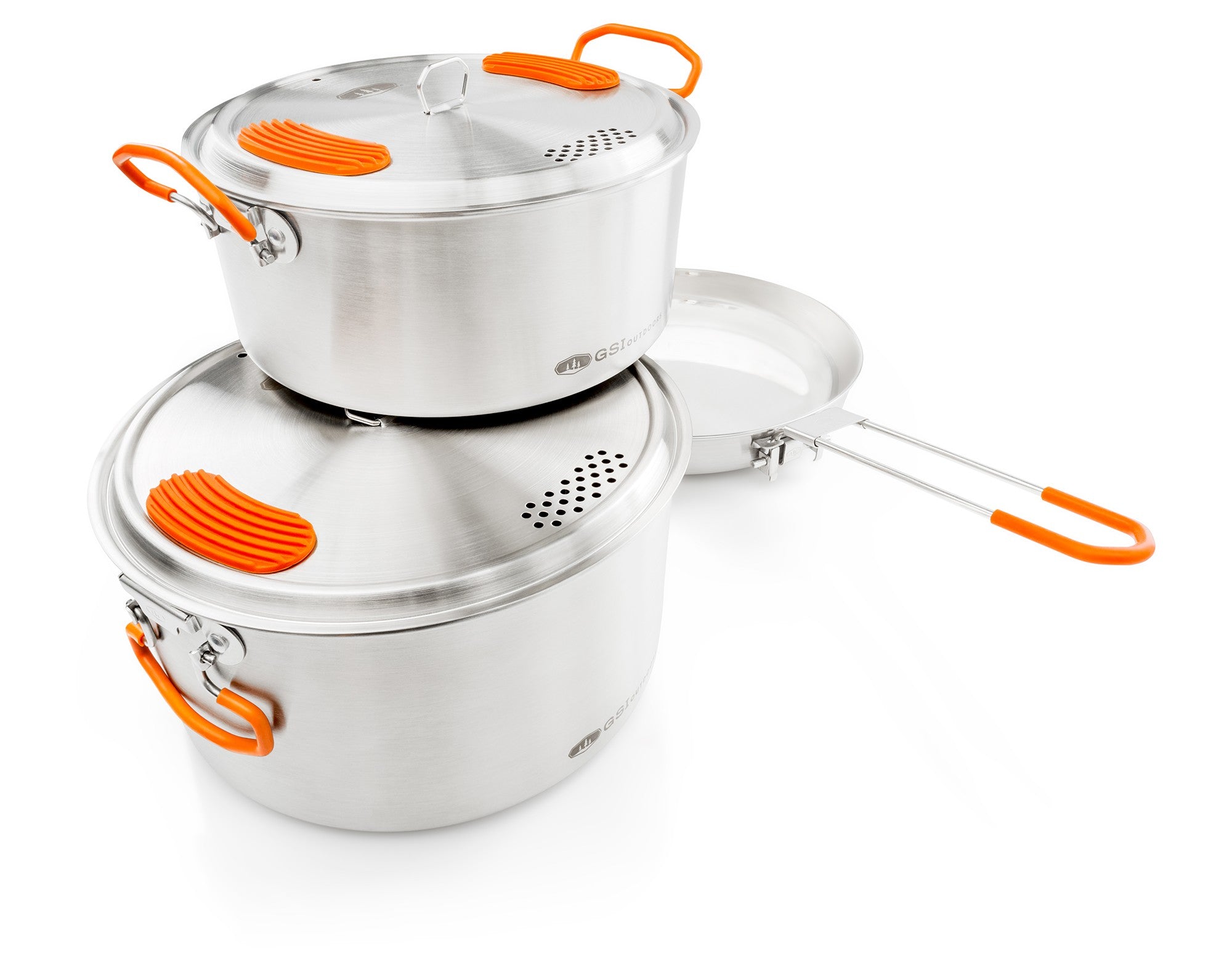 GSI Outdoors Glacier Stainless Base Camper Medium set vase camping