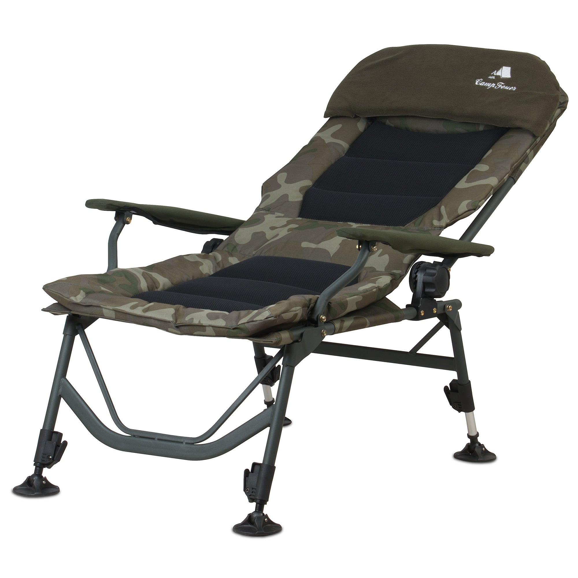 CampFeuer Scaun pescuit camuflaj 150 kg pliabil