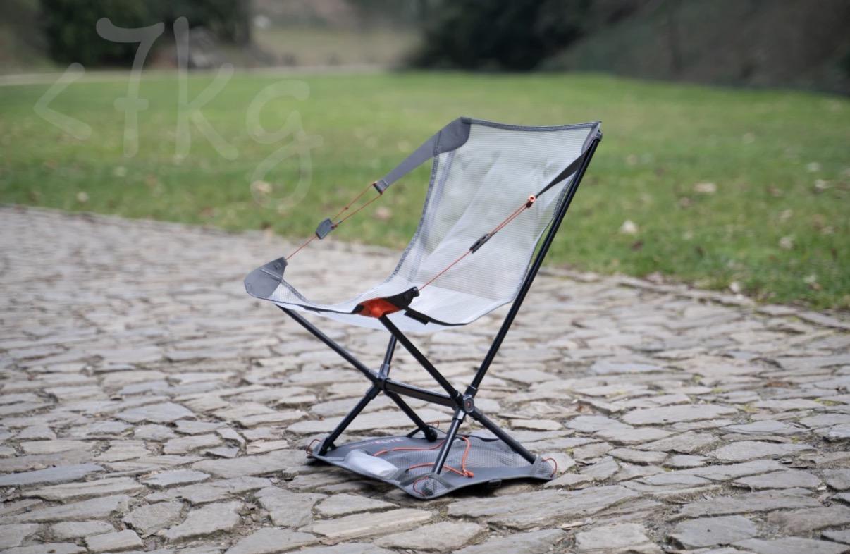Nemo Moonlite Elite scaun camping negru ultralight
