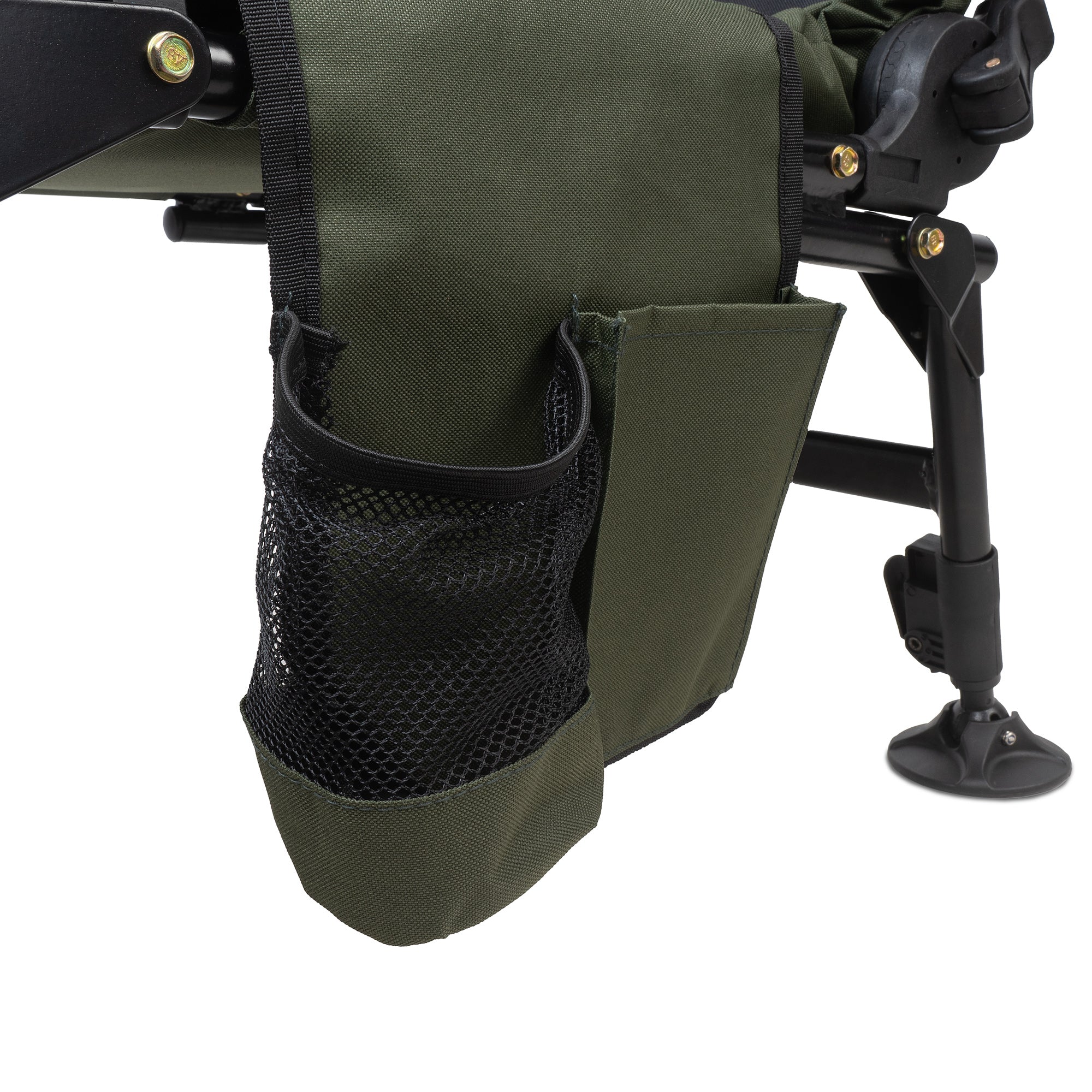 CampFeuer Scaun pescuit pliabil 150 kg cu husa verde