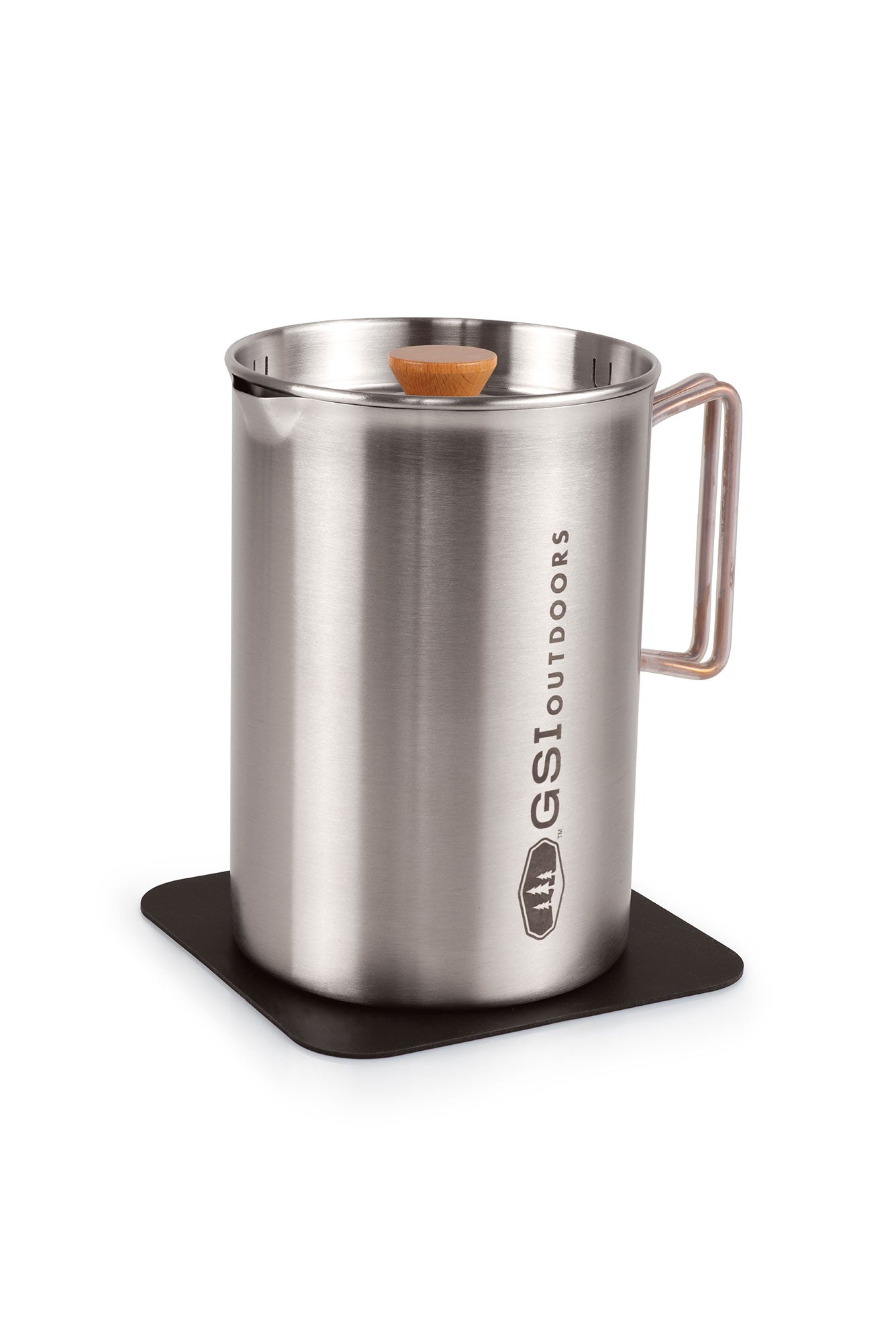 GSI Outdoors Glacier Javapress presă cafea inox