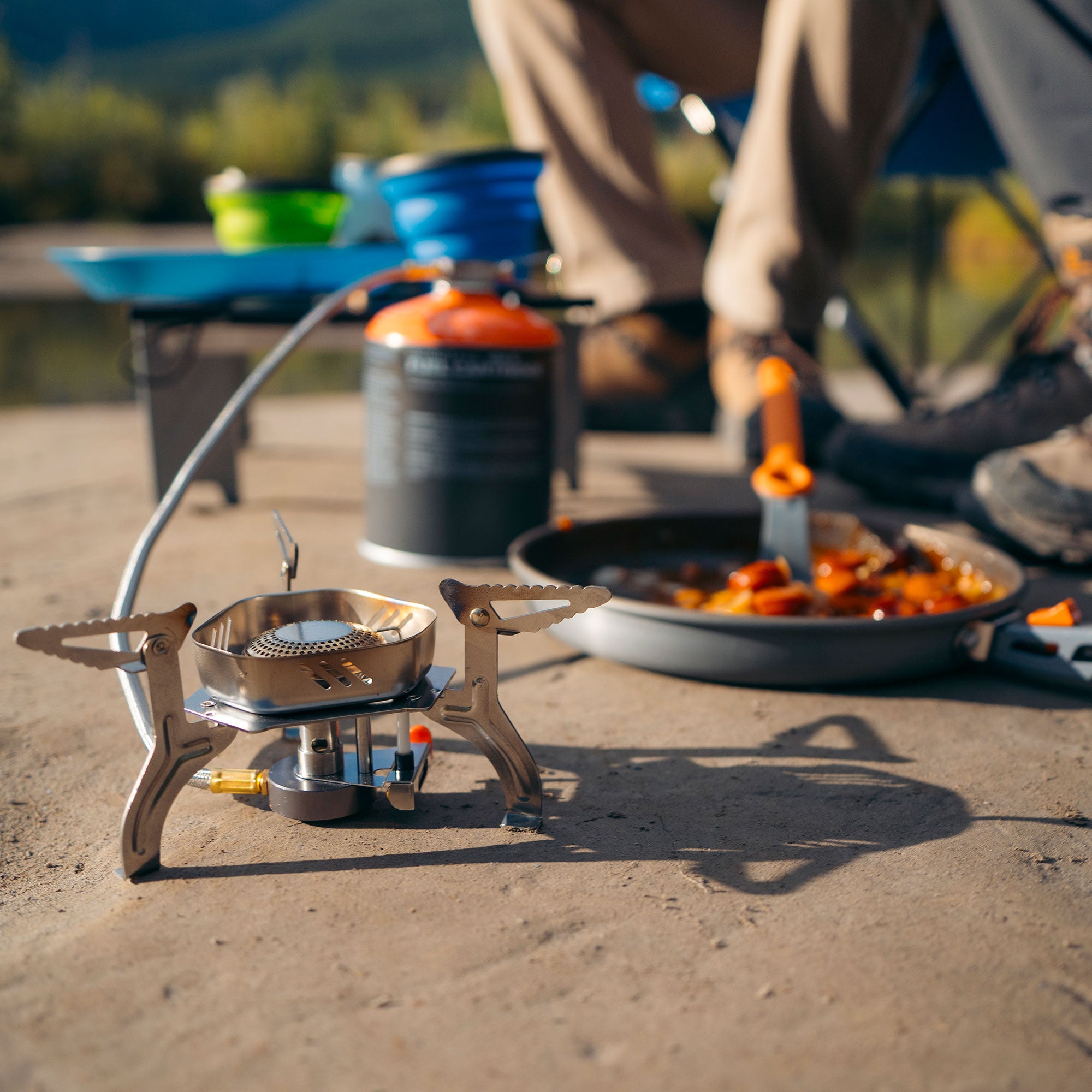 GSI Outdoors Glacier aragaz camping Remote piezo 11000 BTU