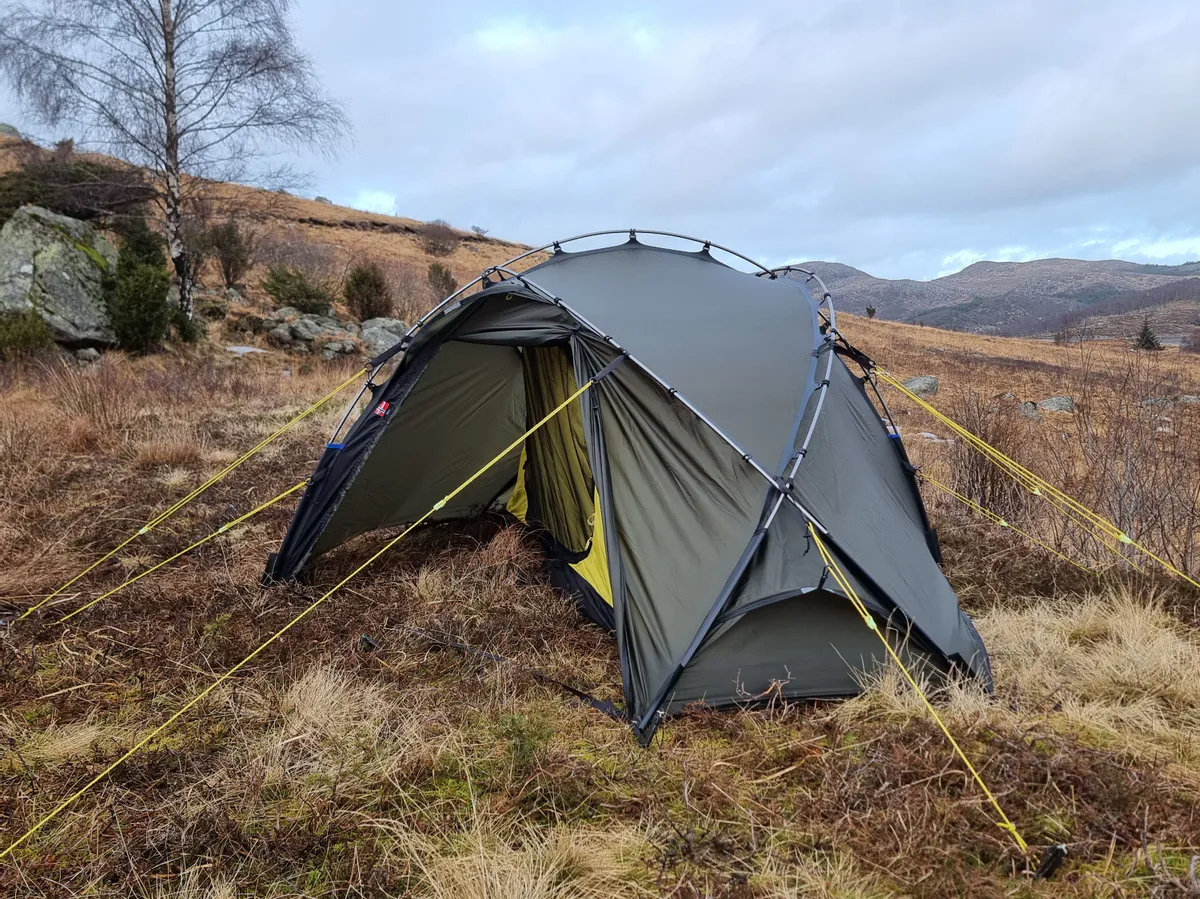 Nortent Vern 1 cort 1 persoana verde army expedition