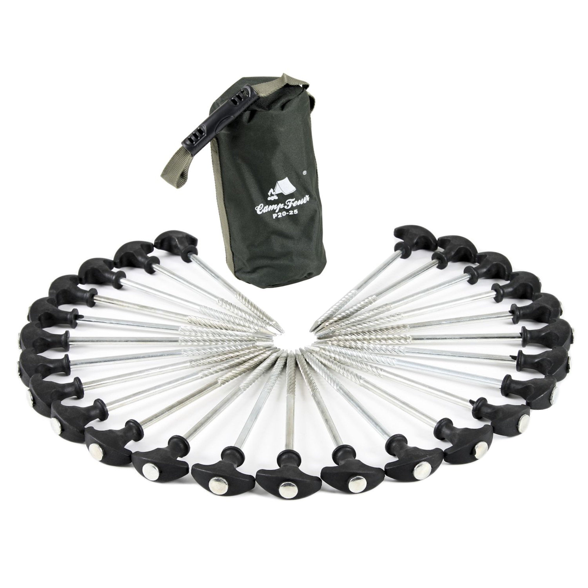CampFeuer Cuie Cort T-Pegs 20cm Oțel 10 Buc