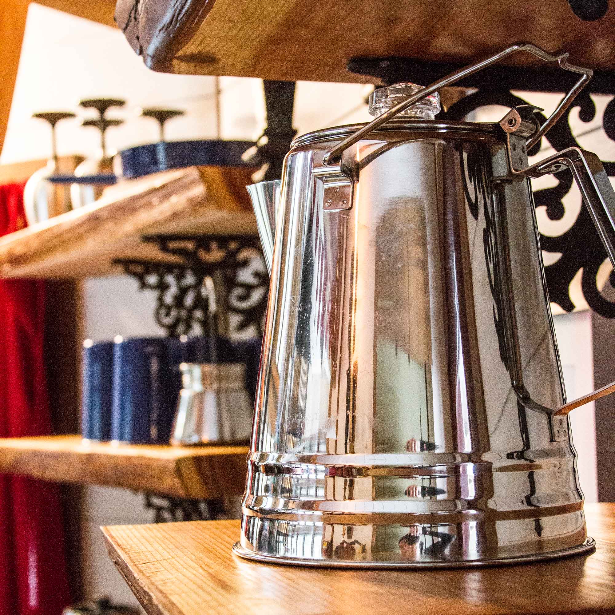 GSI Outdoors Glacier Percolator ibric inox 8 cesti