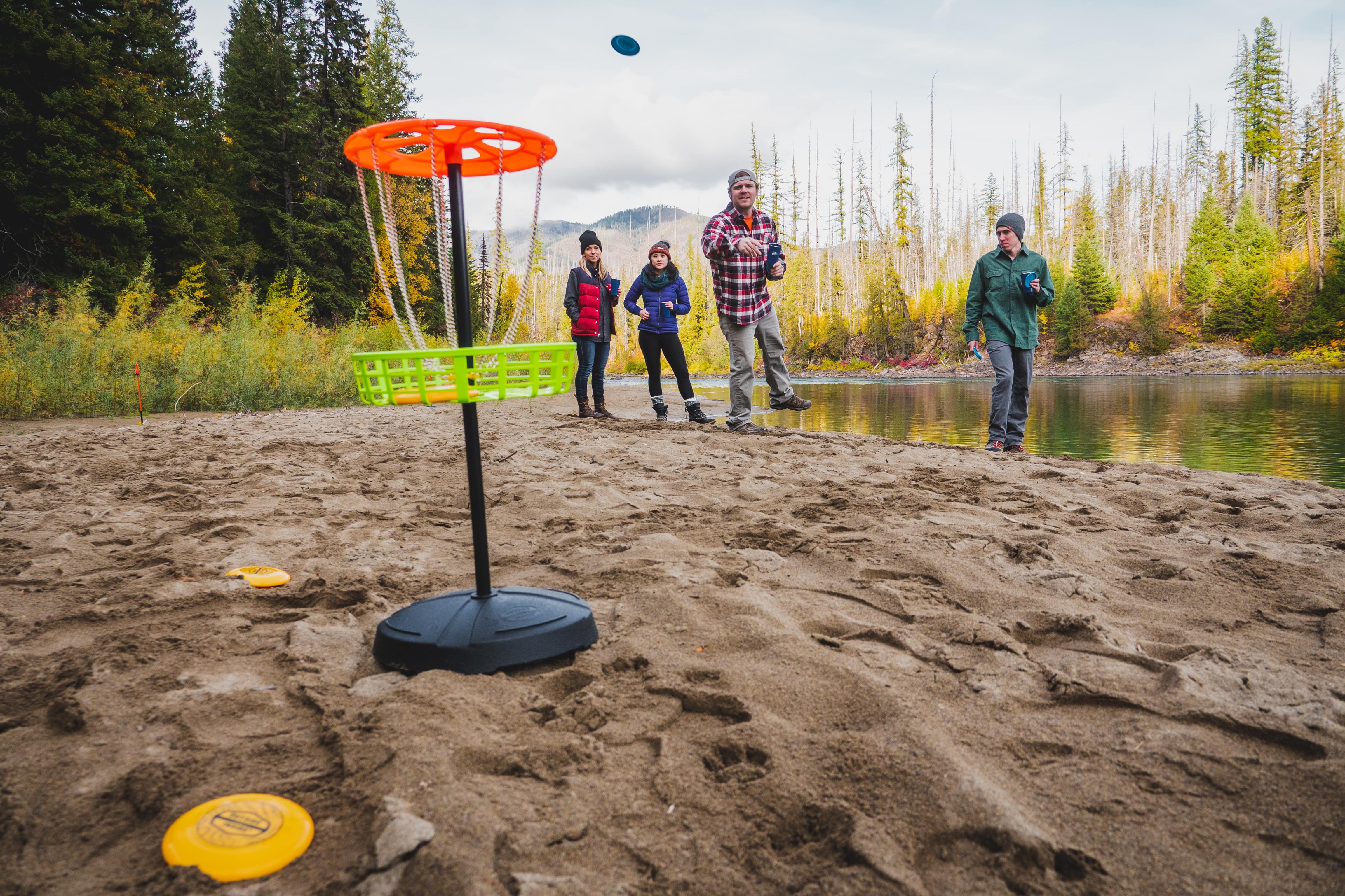 GSI Outdoors Freestyle joc disc golf 8 discuri + coș