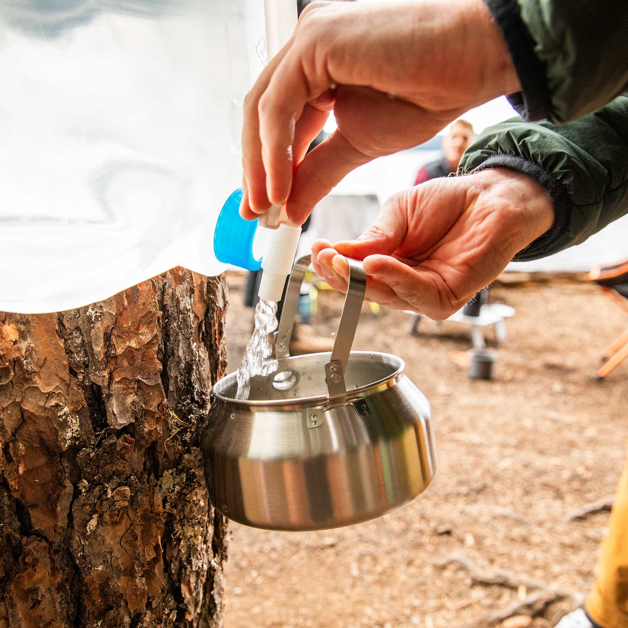 GSI Outdoors Glacier ibric camping inox 1L + spork