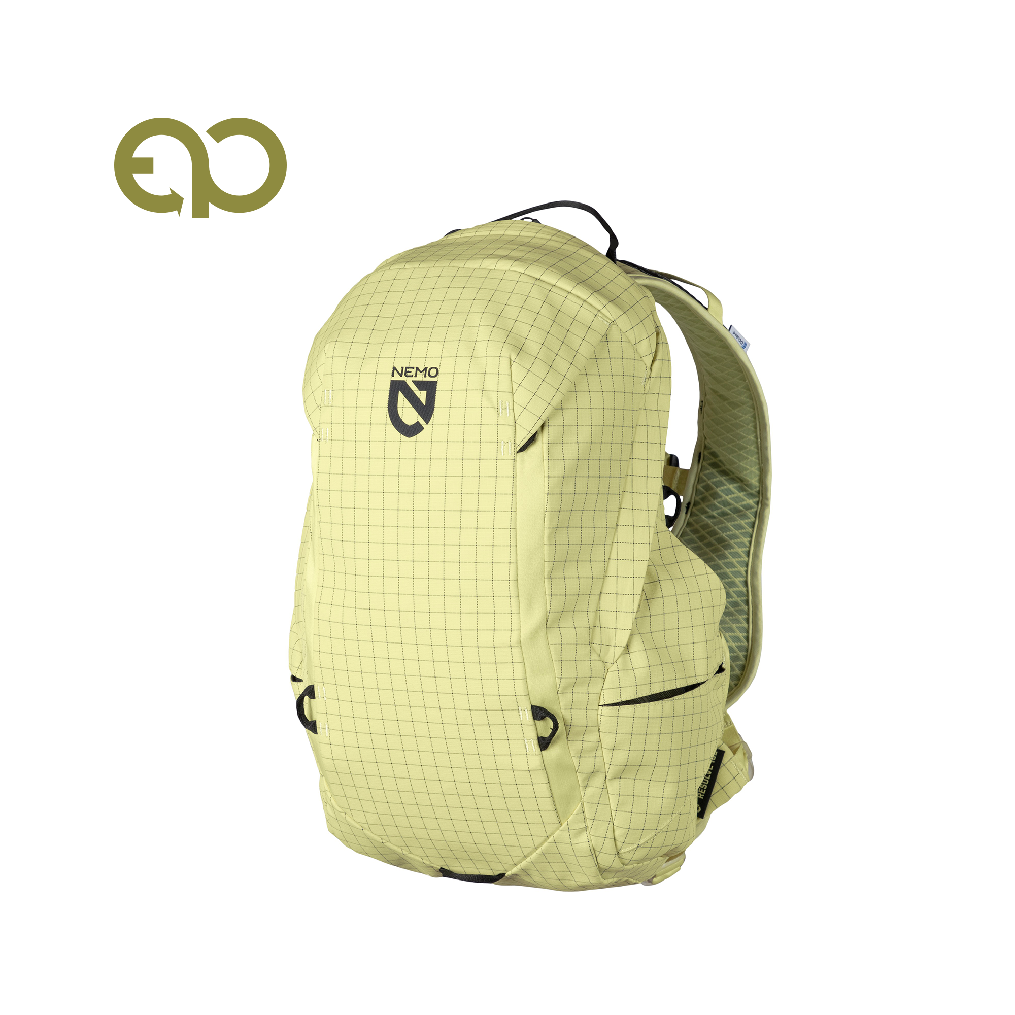 Nemo Resolve rucsac activ 15L Smokey Olive reciclabil