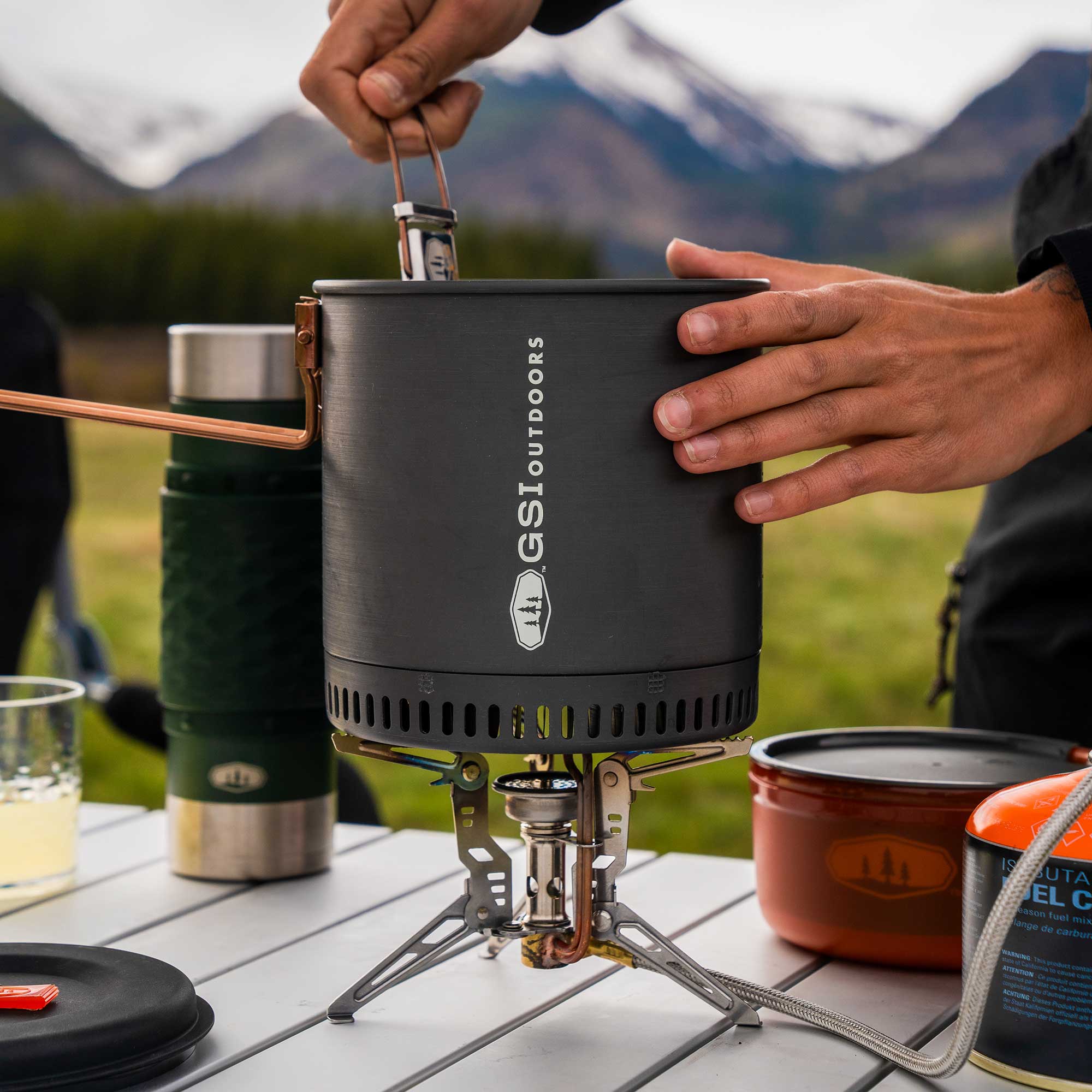 GSI Outdoors Halulite Dualist HS set oale camping 2 persoane