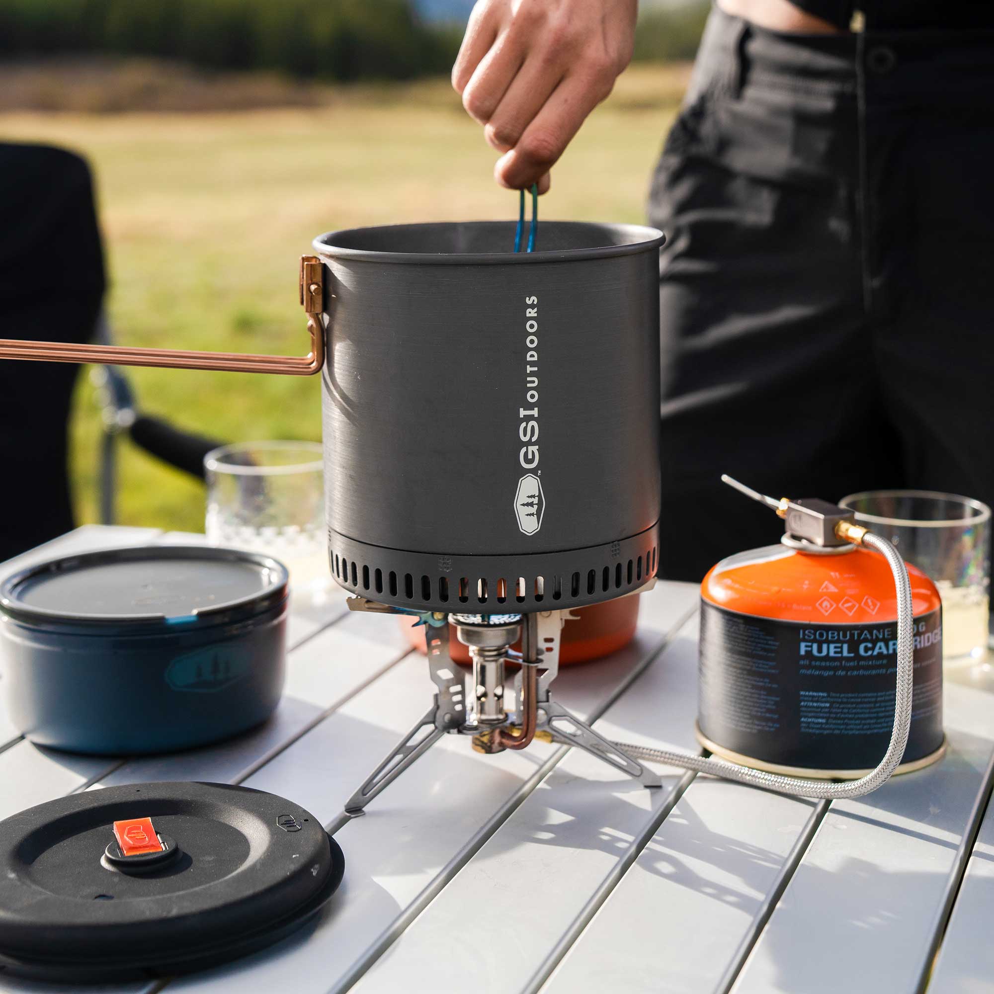 GSI Outdoors Halulite Dualist HS set oale camping 2 persoane