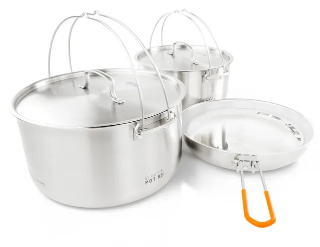 GSI Outdoors Glacier Stainless set vase camping 3 piese