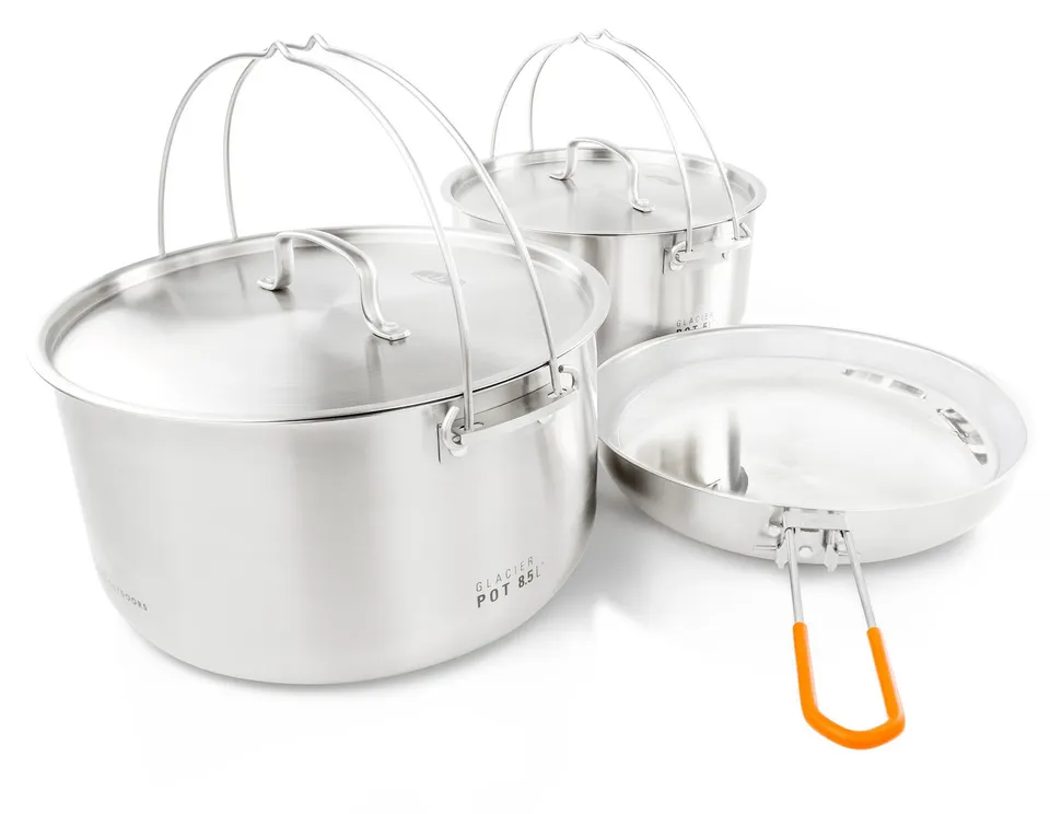 GSI Outdoors Glacier Stainless set vase camping 3 piese