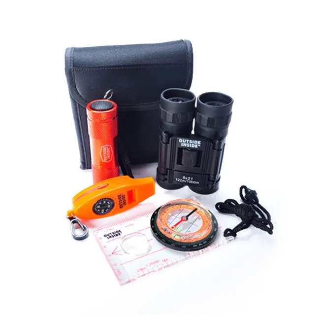 GSI Outdoors Explorer kit explorare busola binoclu