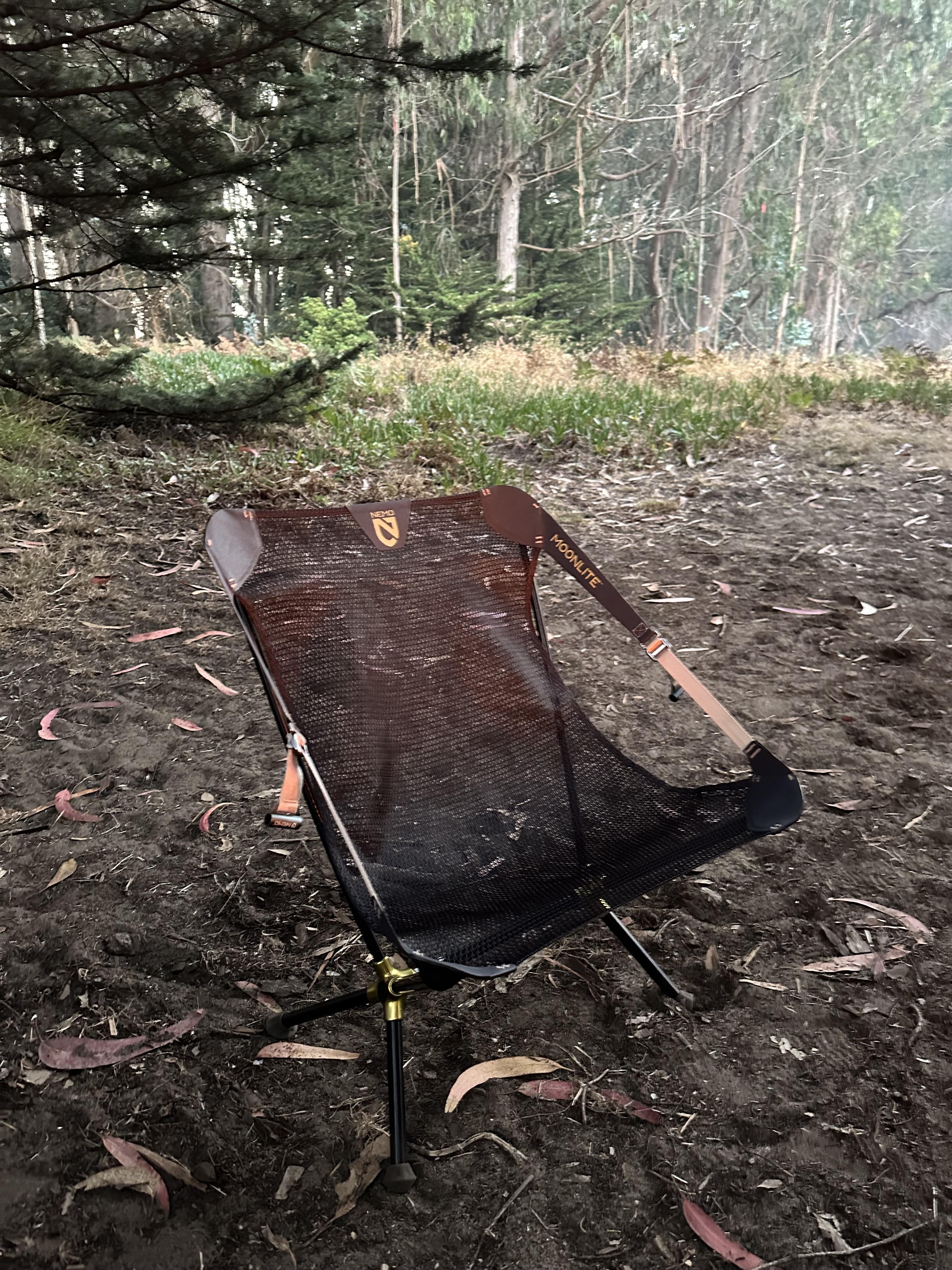 Nemo Moonlite scaun camping reclinabil Smokey Olive pliabil