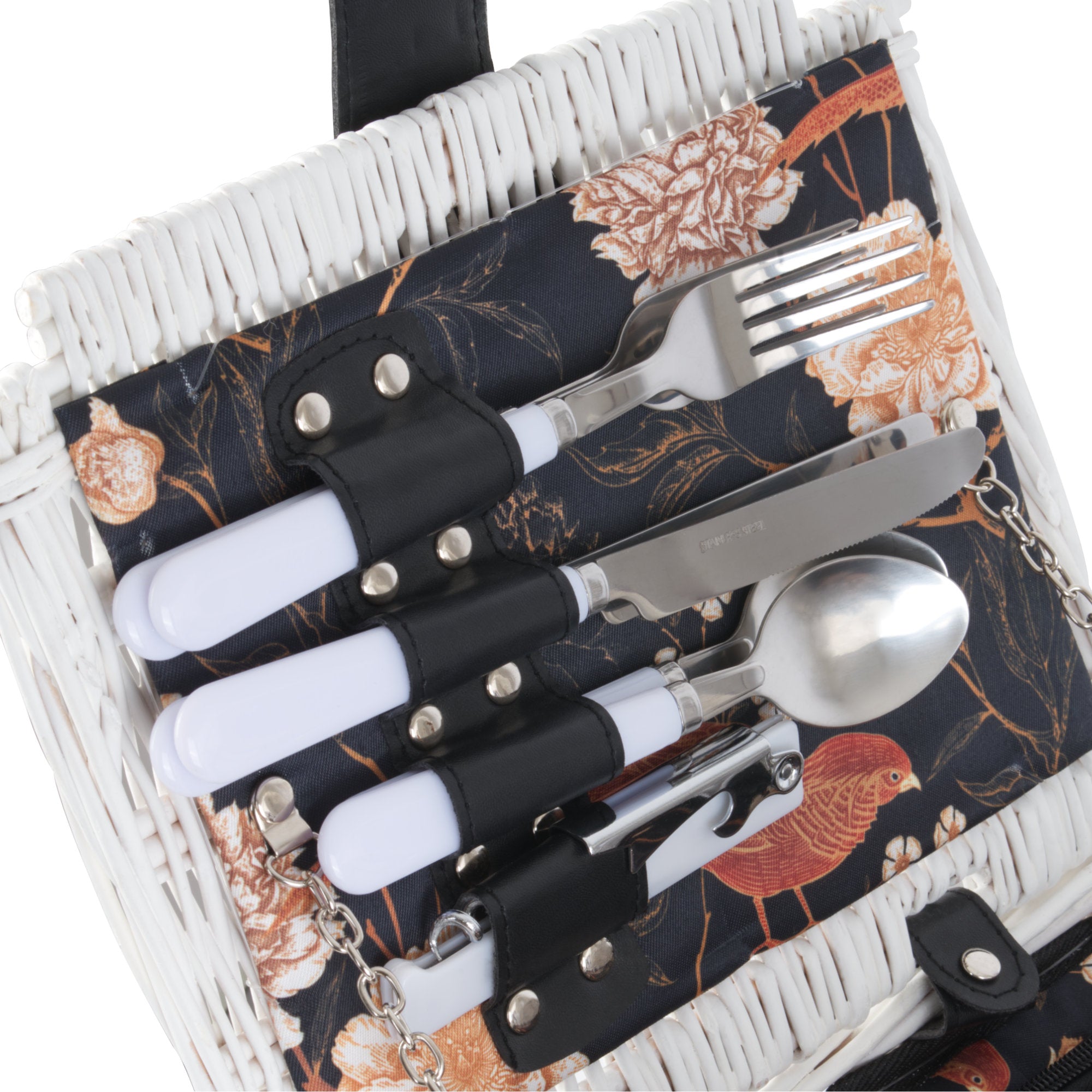 CampFeuer Cos picnic 2 persoane 12 piese maro