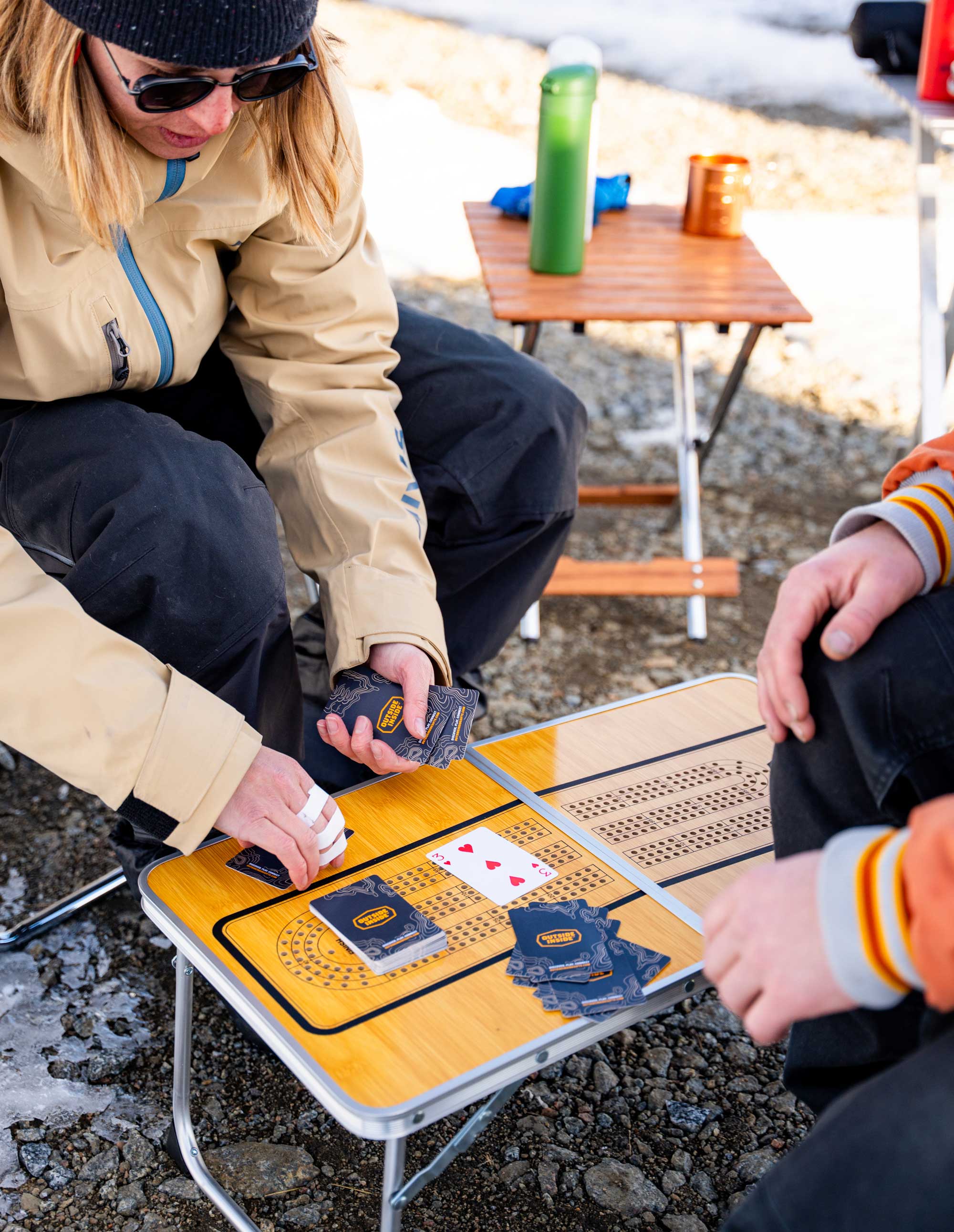 GSI Outdoors Camp Cribbage masă joc tabără