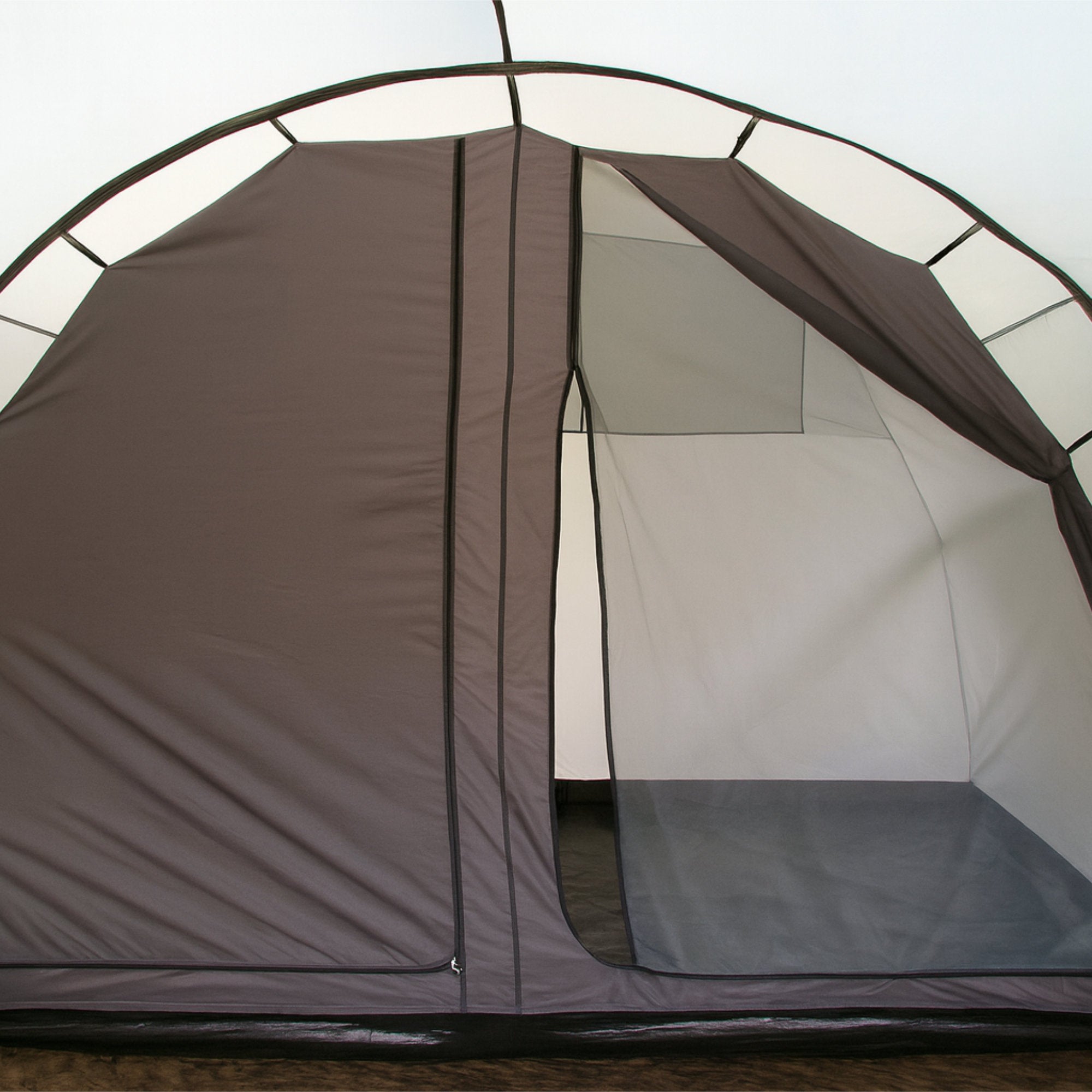 CampFeuer Relax6 cort tunel 6 persoane oliv/gri 5000 mm