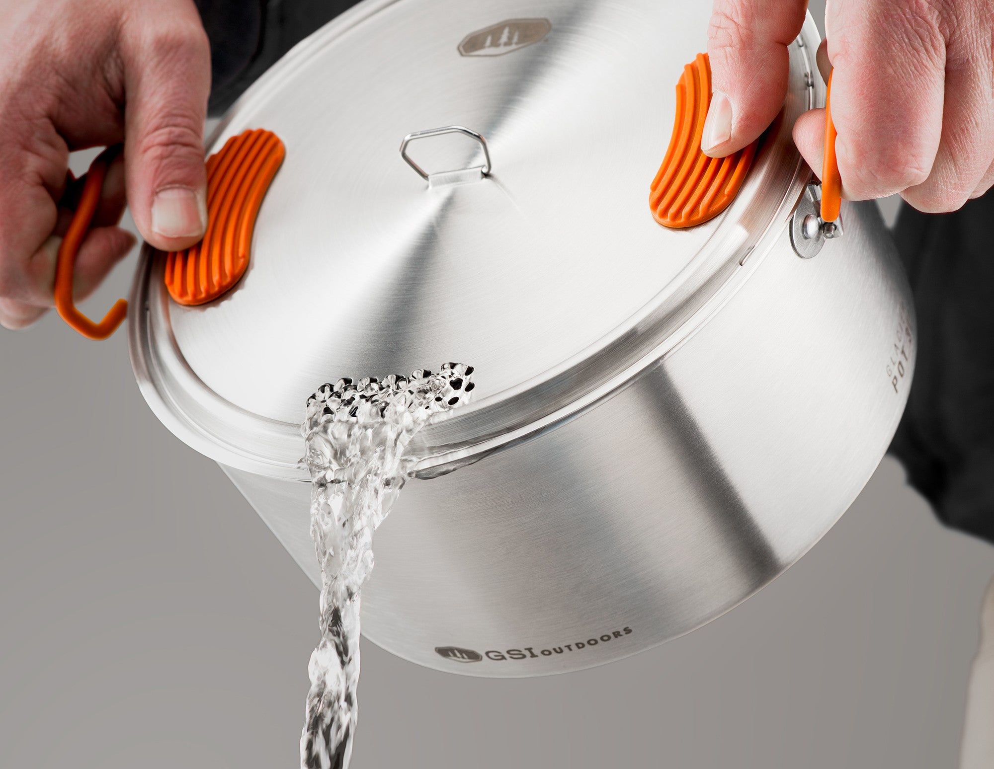 GSI Outdoors Glacier Stainless Base Camper Medium set vase camping
