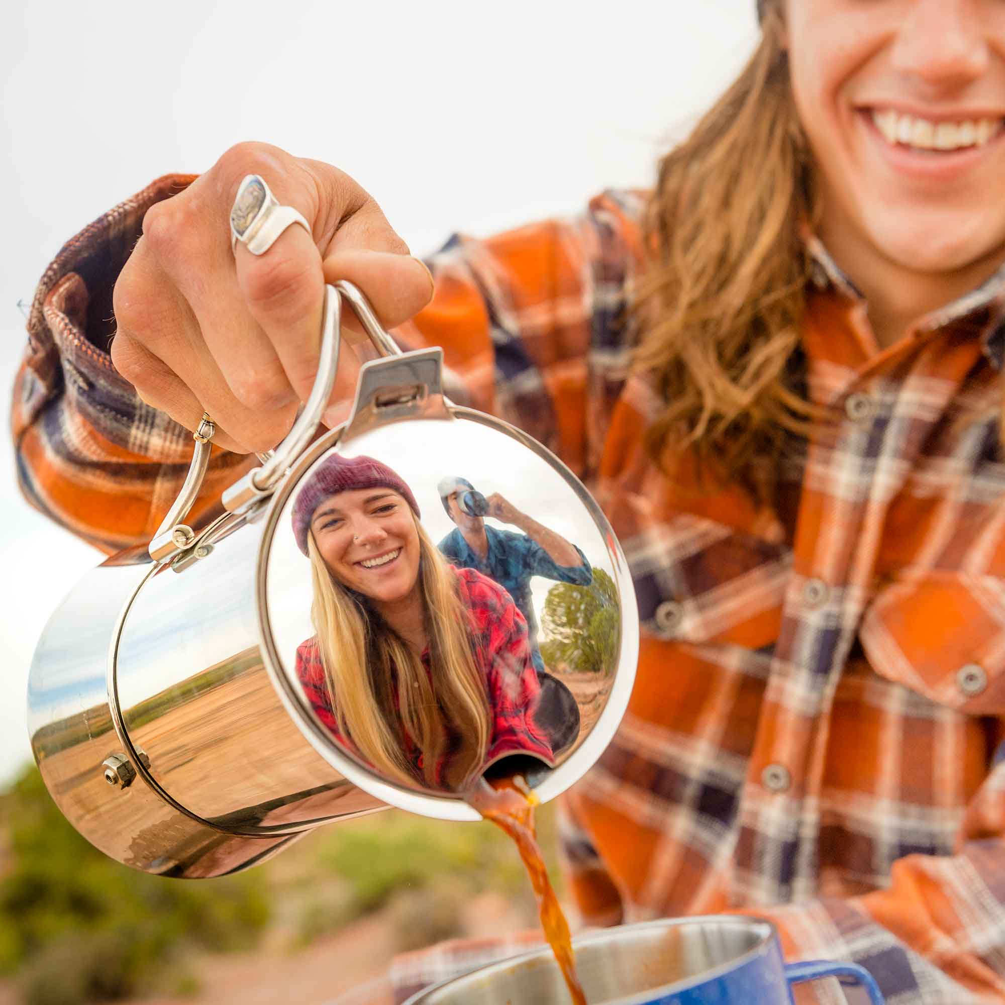 GSI Outdoors espressor moka camping oțel compact