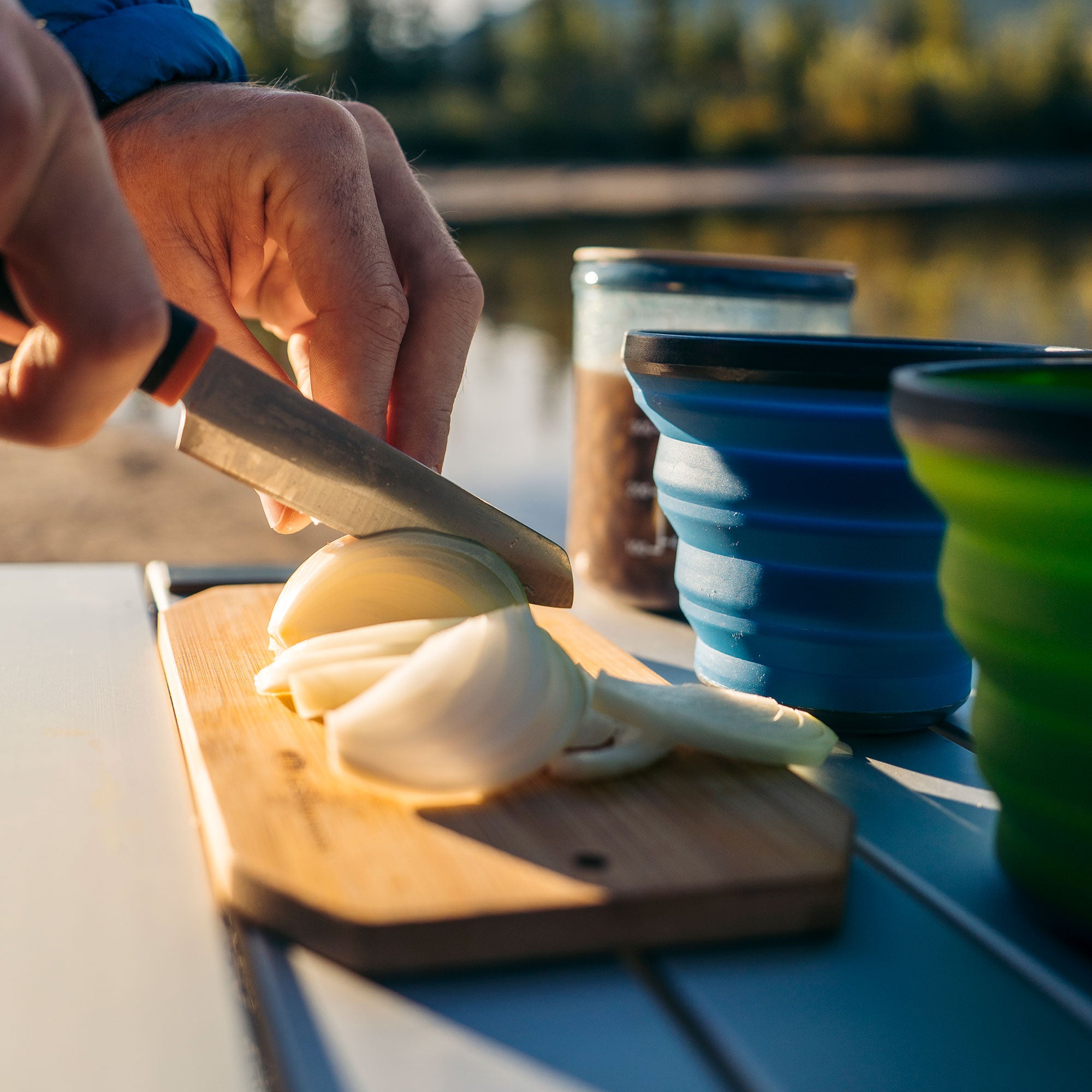 GSI Outdoors Santoku set cuțit + tocător