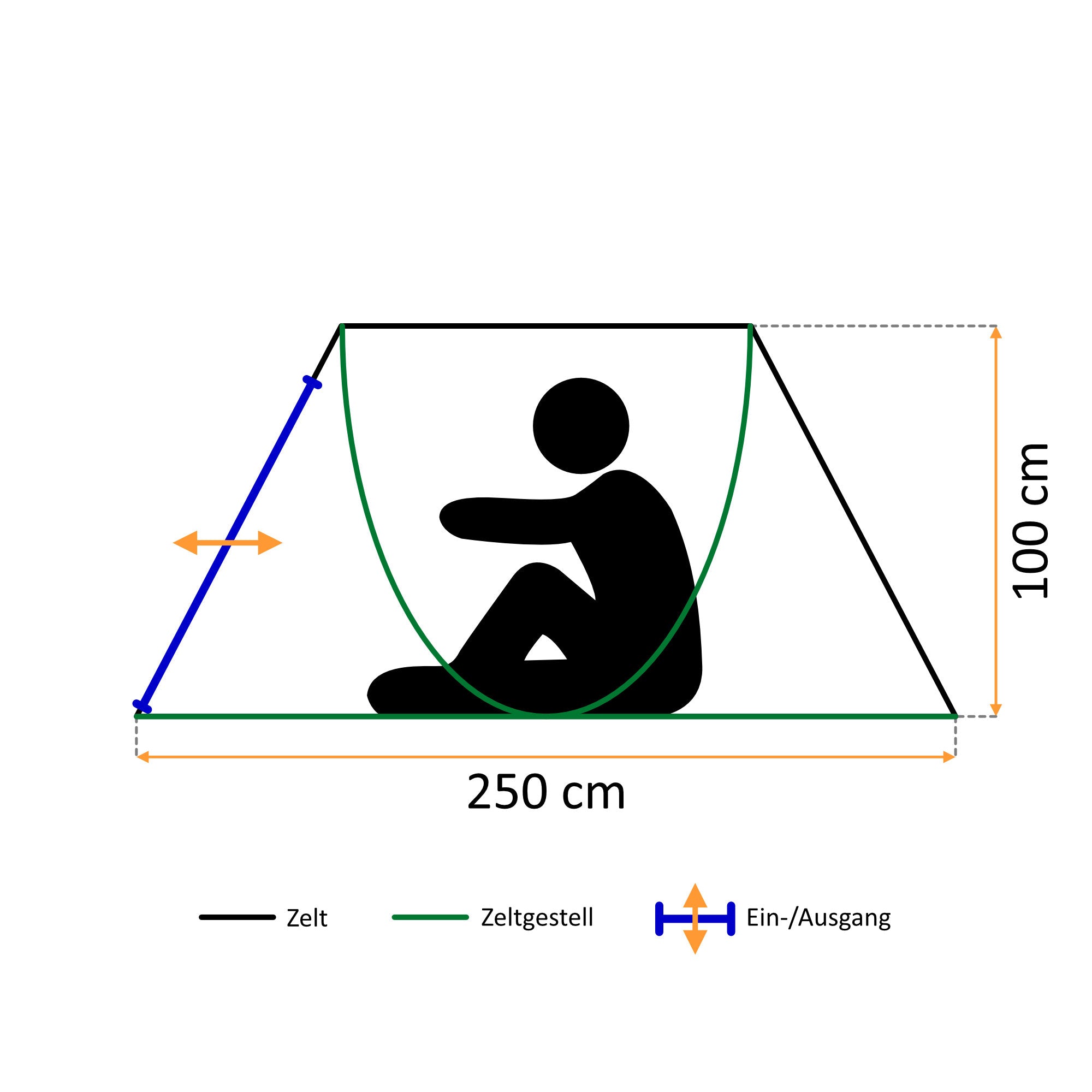 CampFeuer Quiki cort 2 persoane crem-bej pop-up