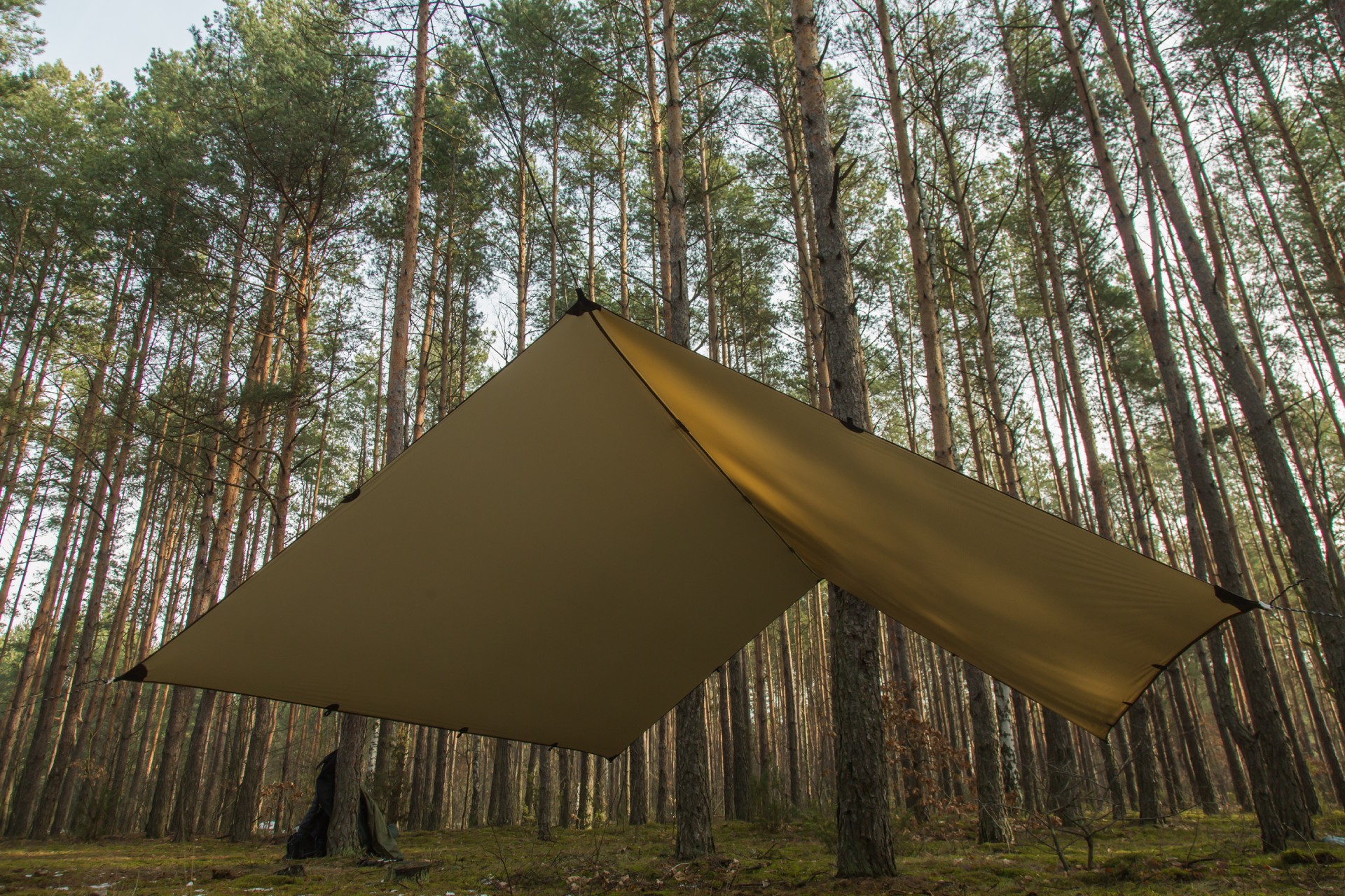 Lesovik Groza prelată camping maro 3x3m 6000mm
