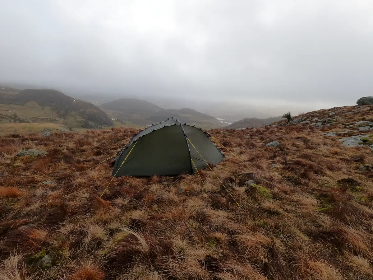 Nortent Vern 1 cort 1 persoana verde army expedition