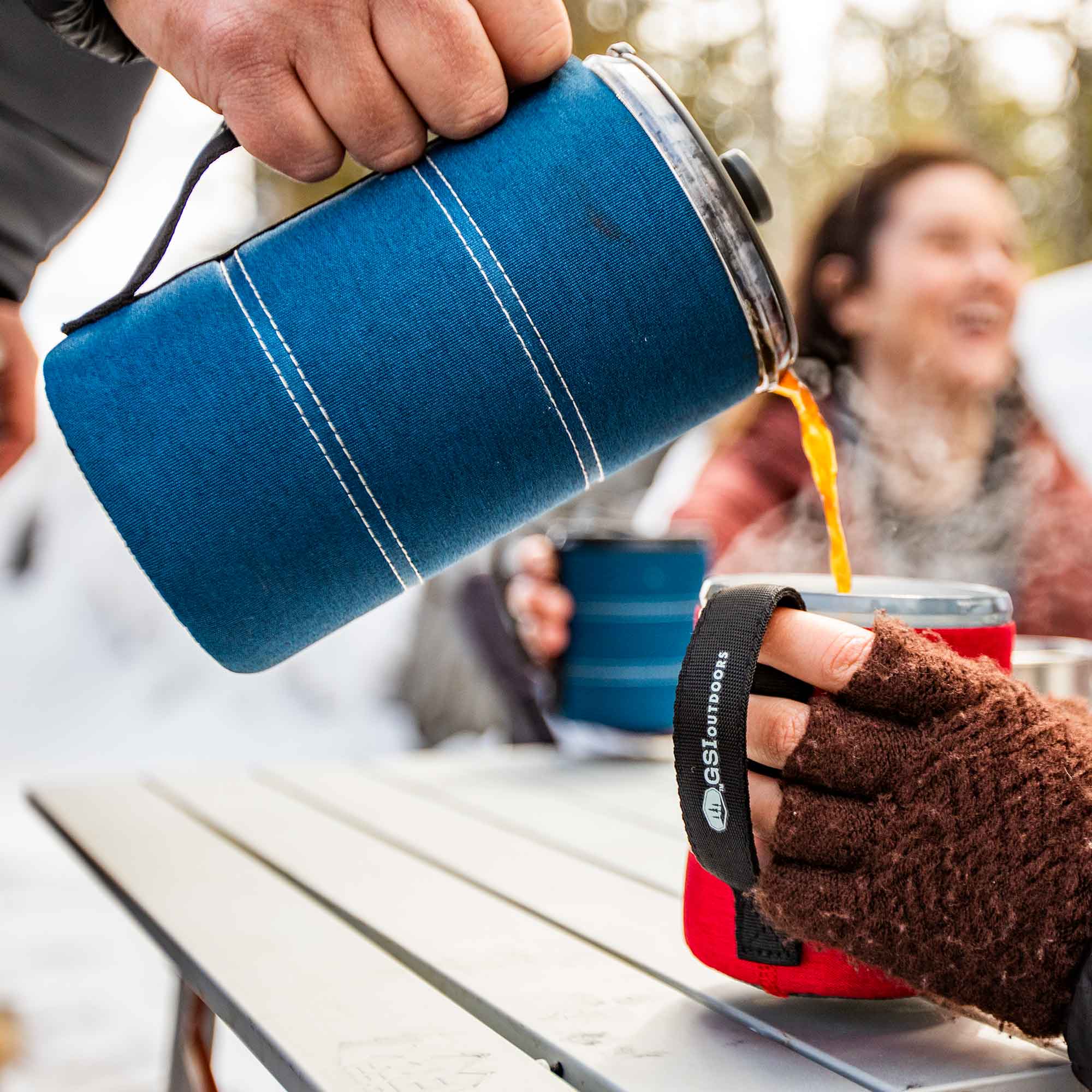 GSI Outdoors JavaPress cafetiera 50 oz izolata presare