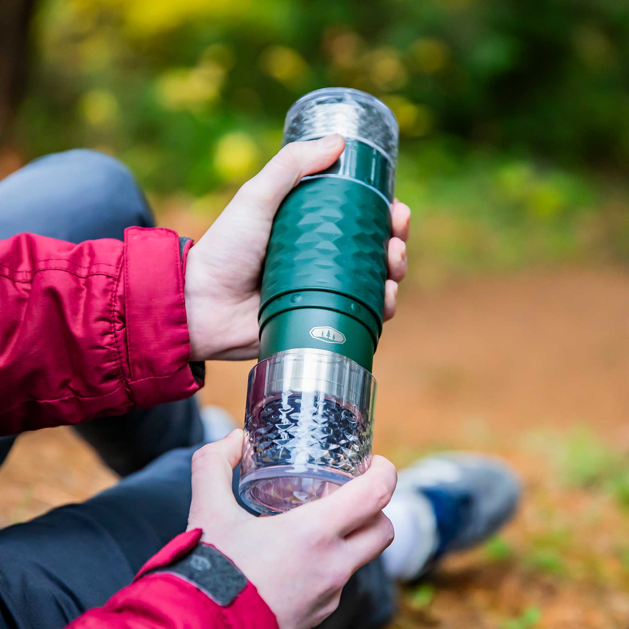 GSI Outdoors set cocktail izolat camping 500 ml cu geantă