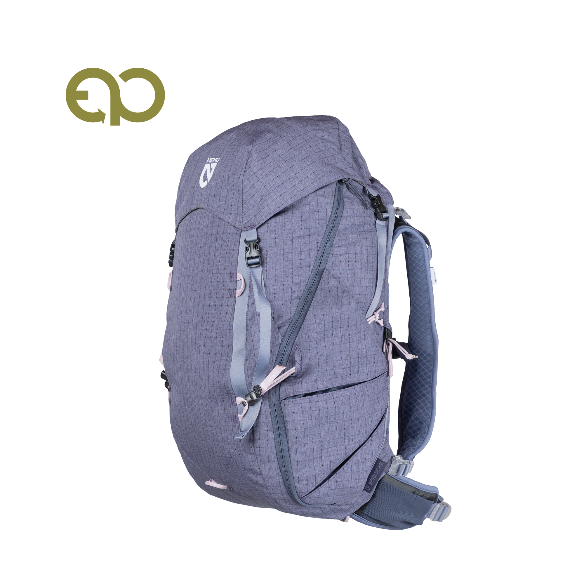 Nemo Resolve rucsac damă 35L activ Blue Granite aerisit