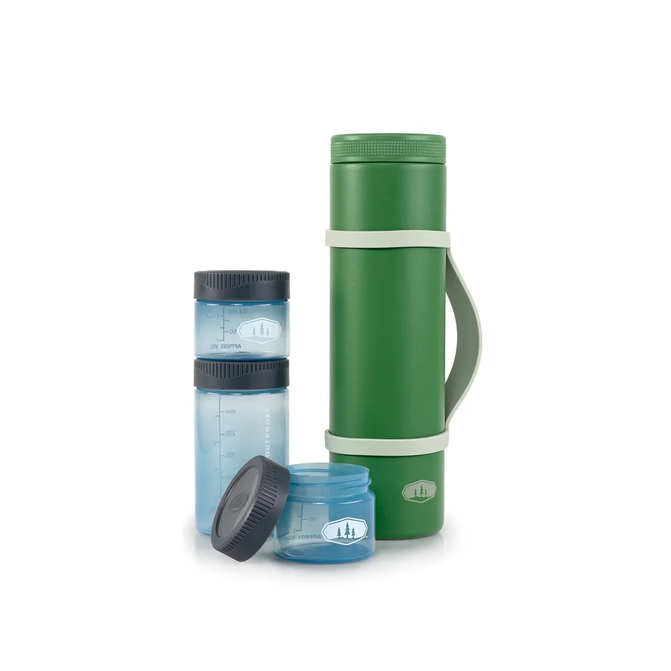 GSI Outdoors Glacier Travel Stack set termos inox