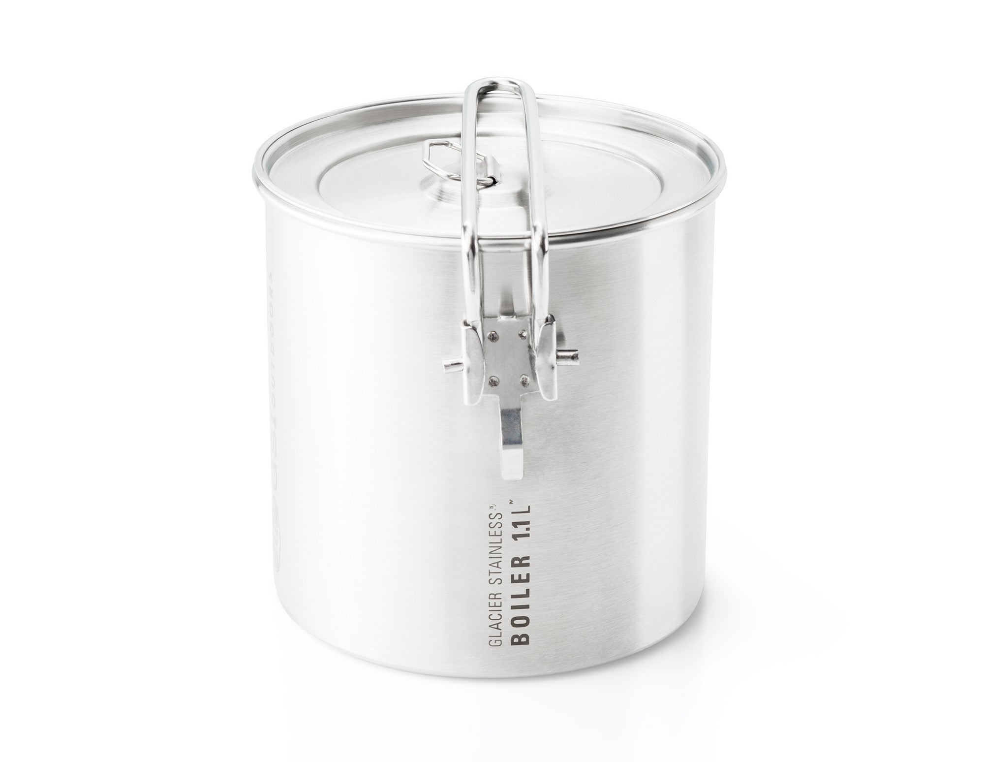 GSI Outdoors Glacier oală camping 1,1L inox cu mâner