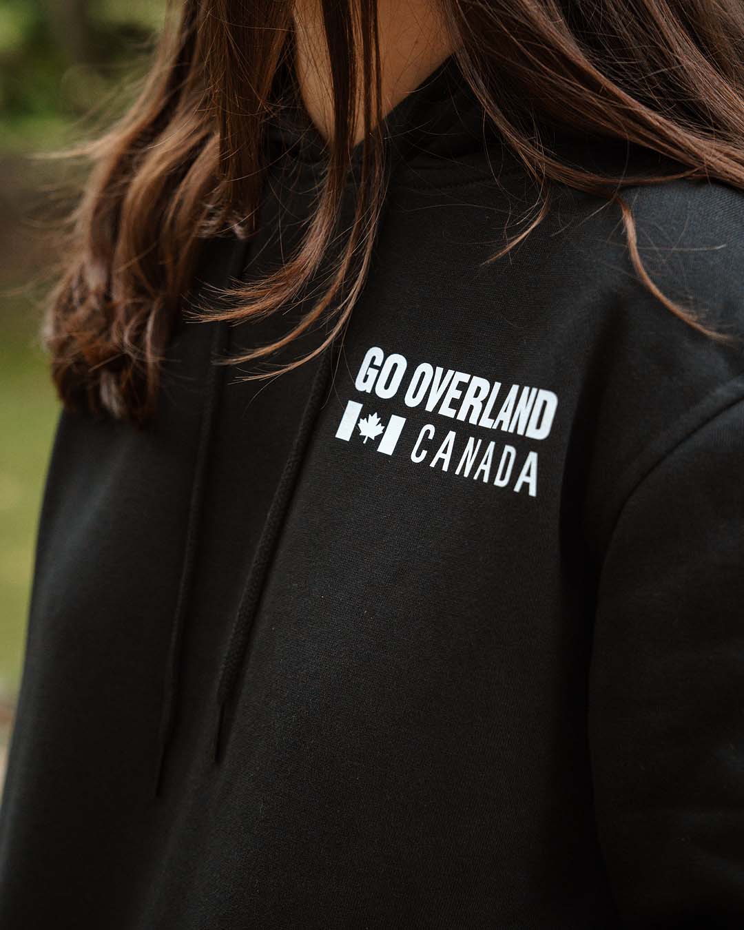 GO OVERLAND hanorac cu gluga din bumbac