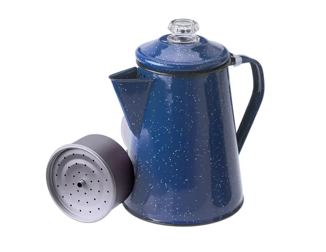 GSI Outdoors percolator 12 căni albastru email