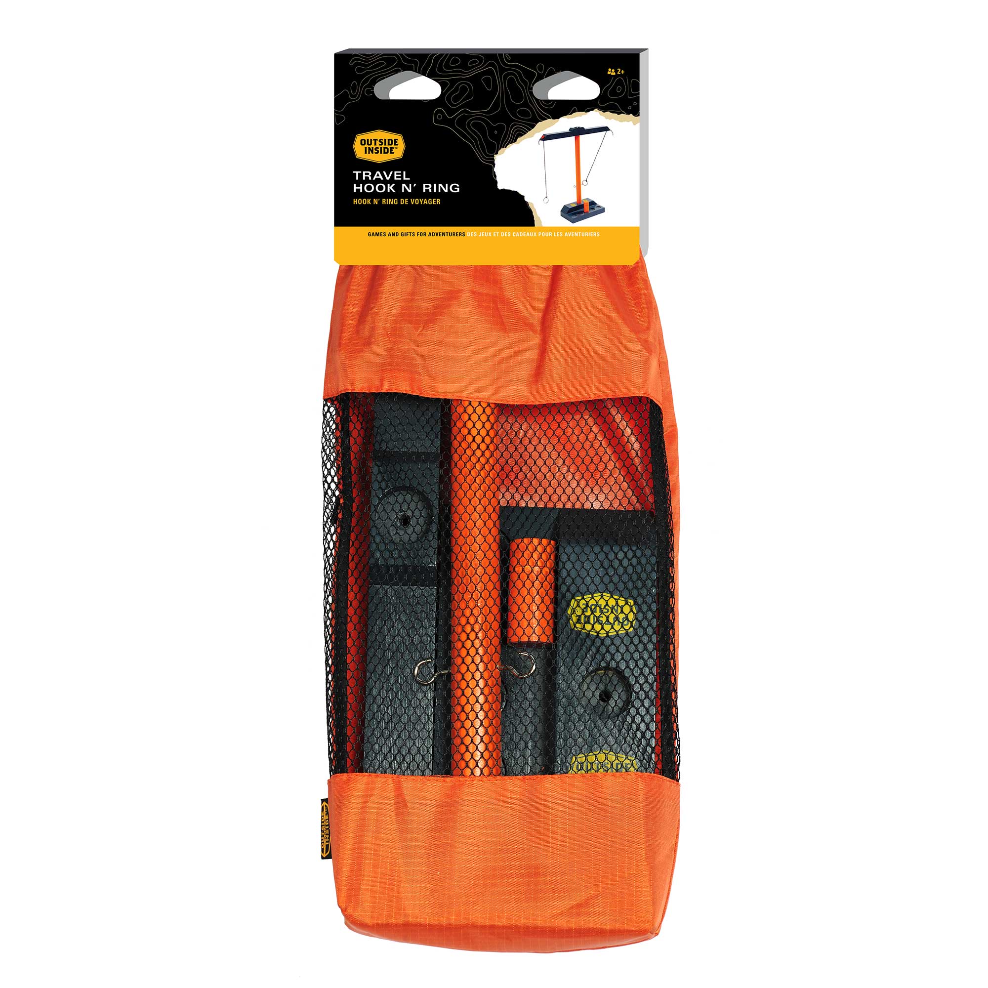 GSI Outdoors Hook n Ring joc lemn călătorie cu husă