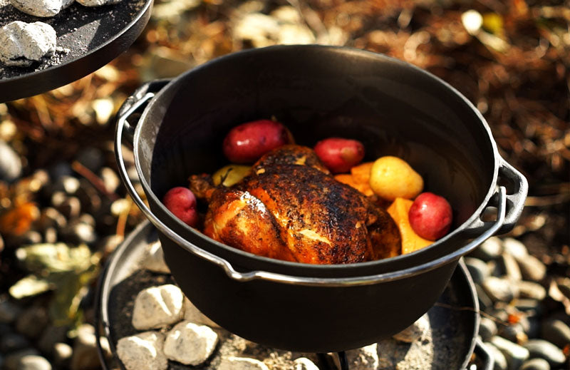 GSI Outdoors Guidecast Dutch Oven Fonta 5QT 7QT Usor