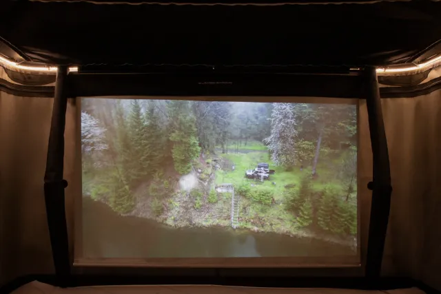 James Baroud Movie Screen ecran proiectie camping