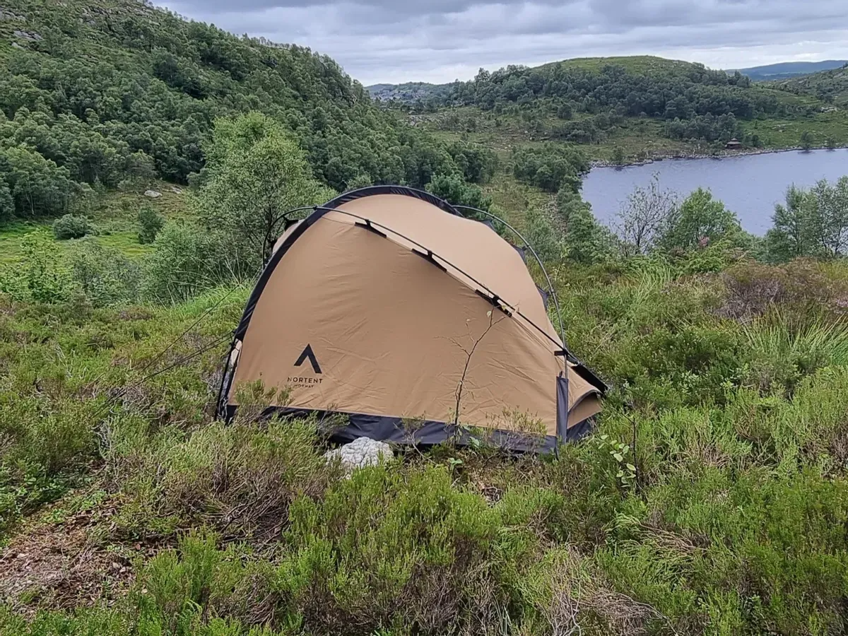 Nortent Vern 1 PC cort 1 persoană Oak Brown