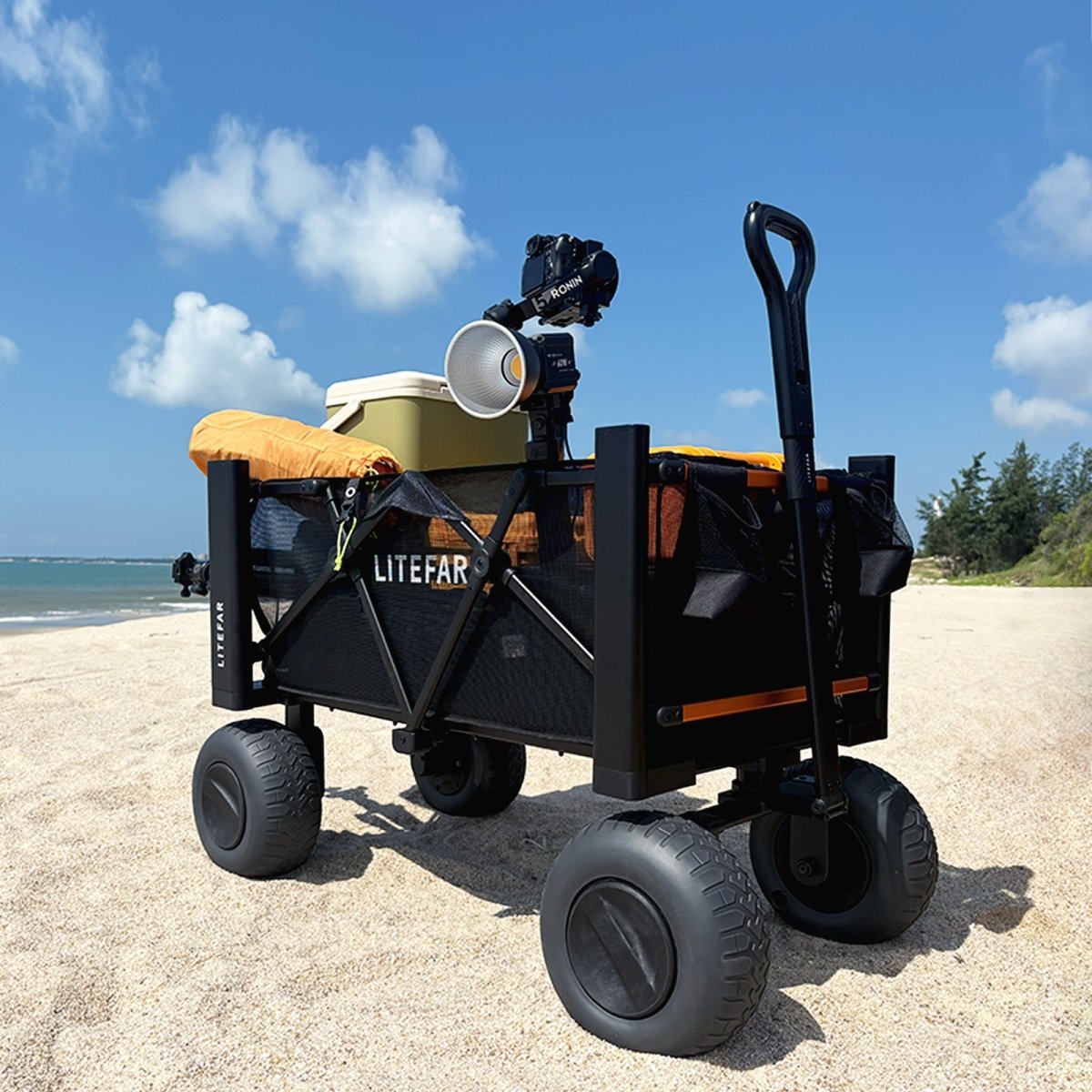 LITEFAR B1 Electric Beach Wagon cărucior electric plajă 150L