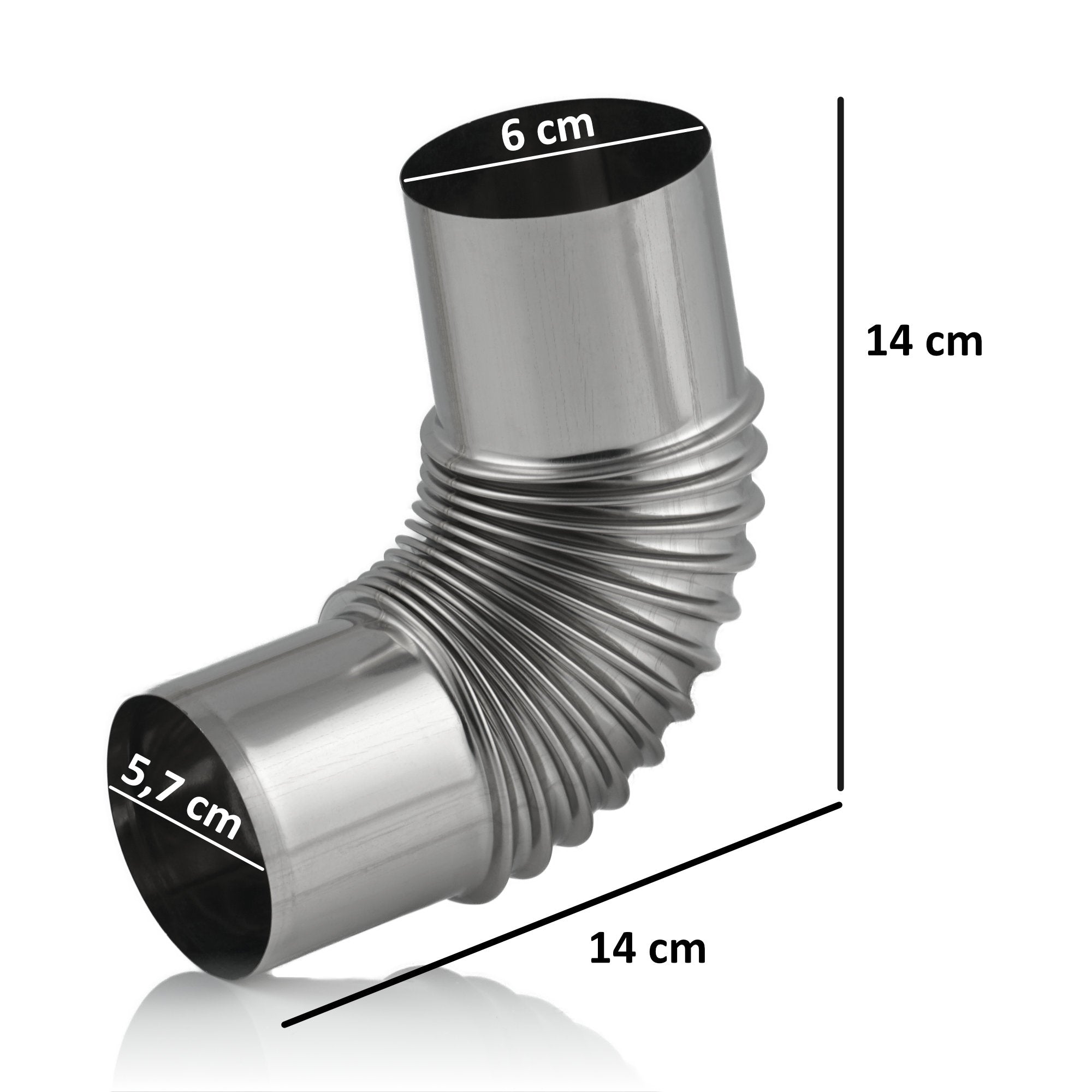 CampFeuer cot sobă 90 grade inox 1 bucată