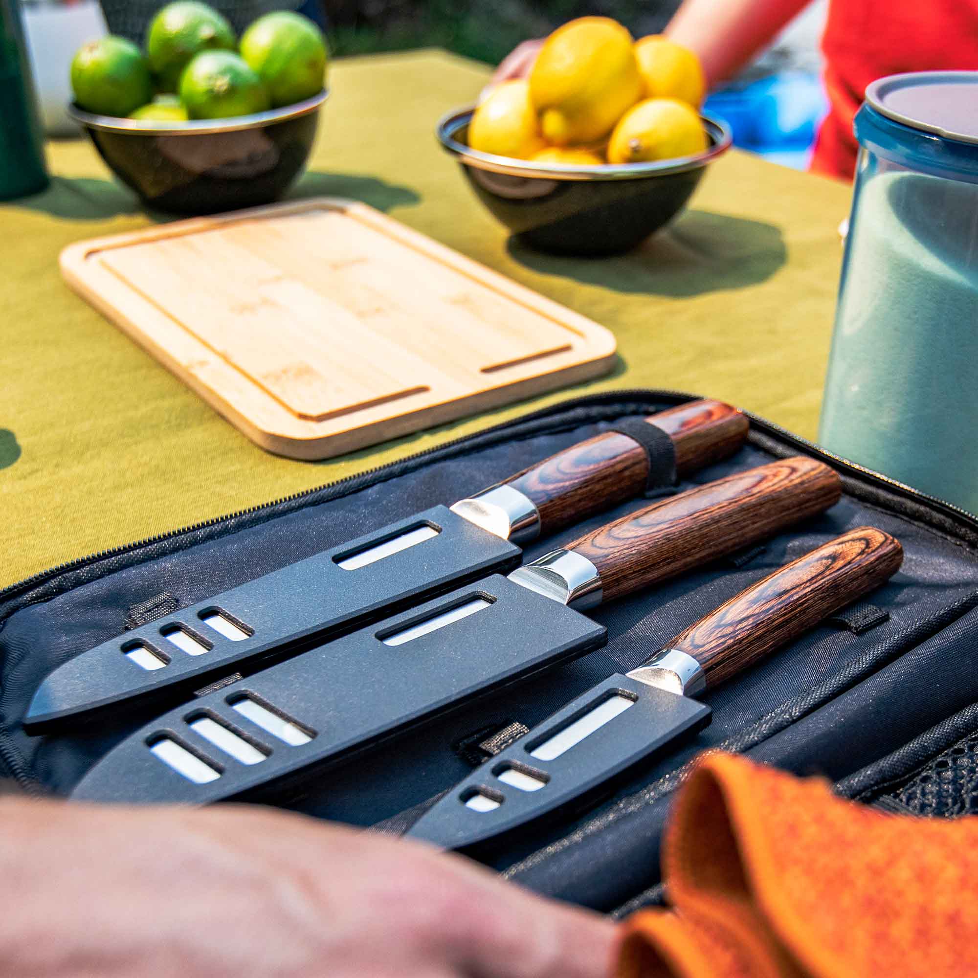 GSI Outdoors Rakau set cutite camping 3 piese