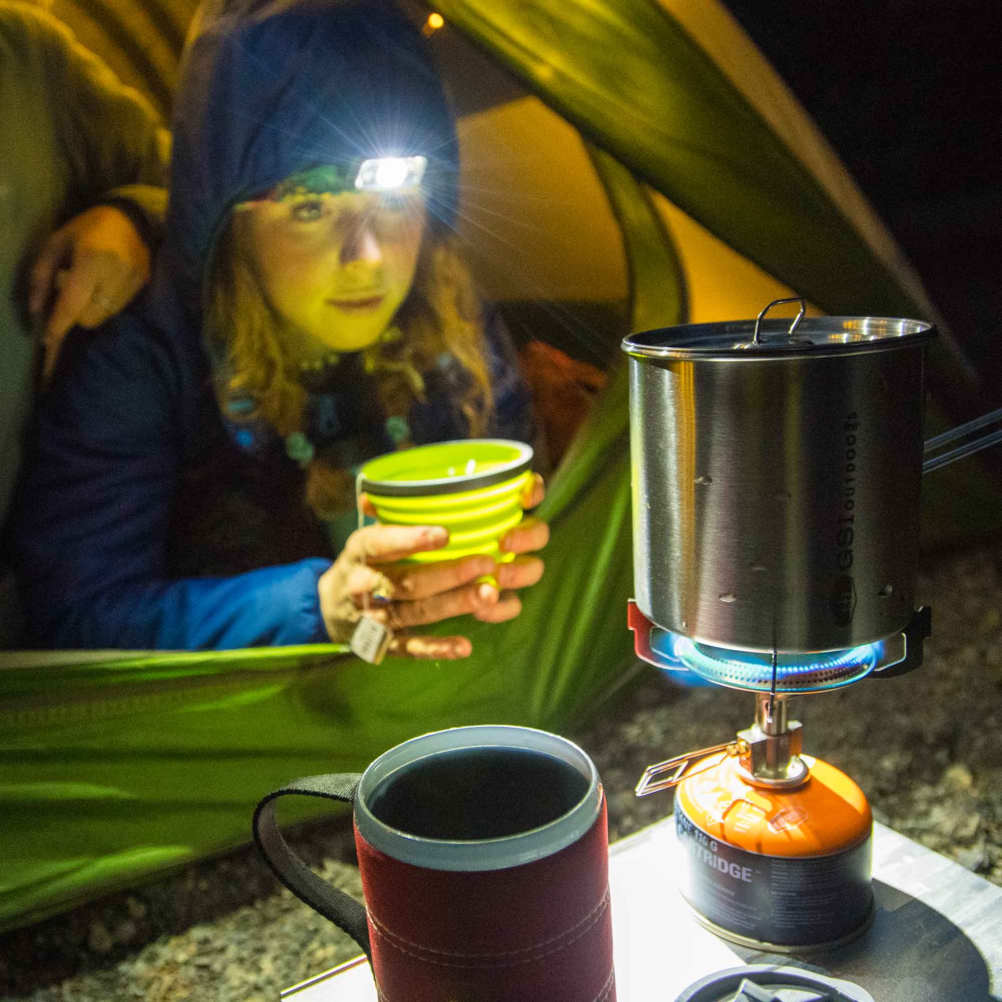 GSI Outdoors Glacier aragaz camping 1 arzător robust