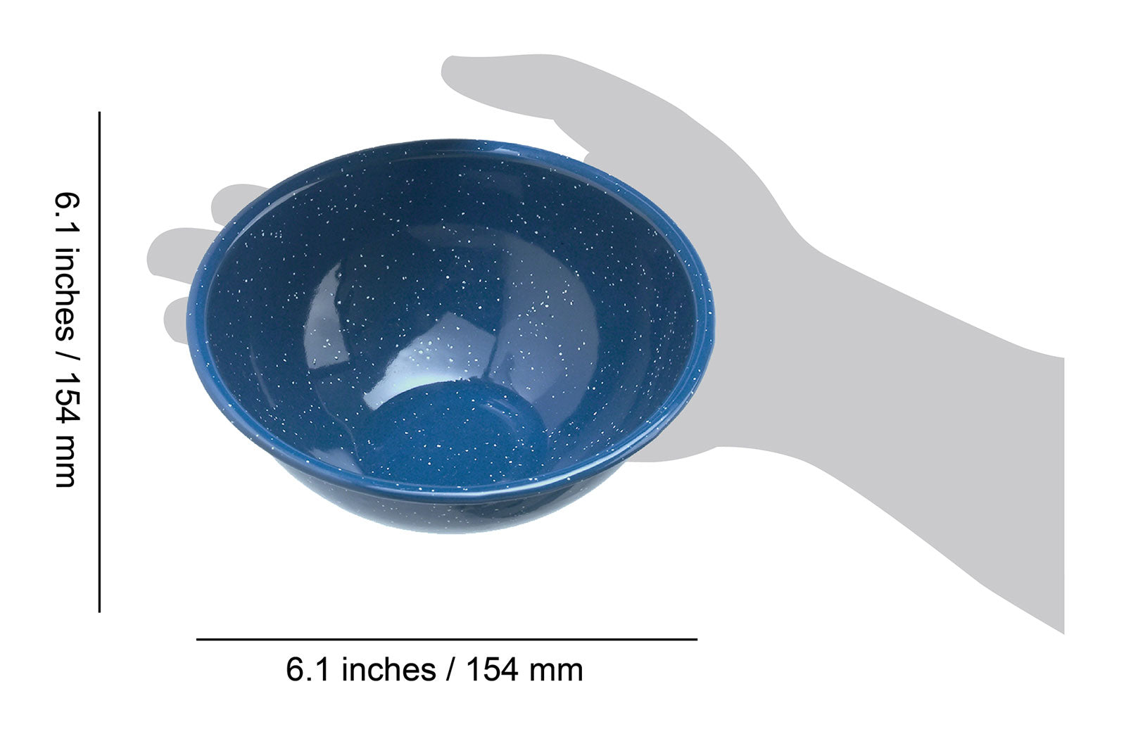 GSI Outdoors Enamelware bol email 15cm crem
