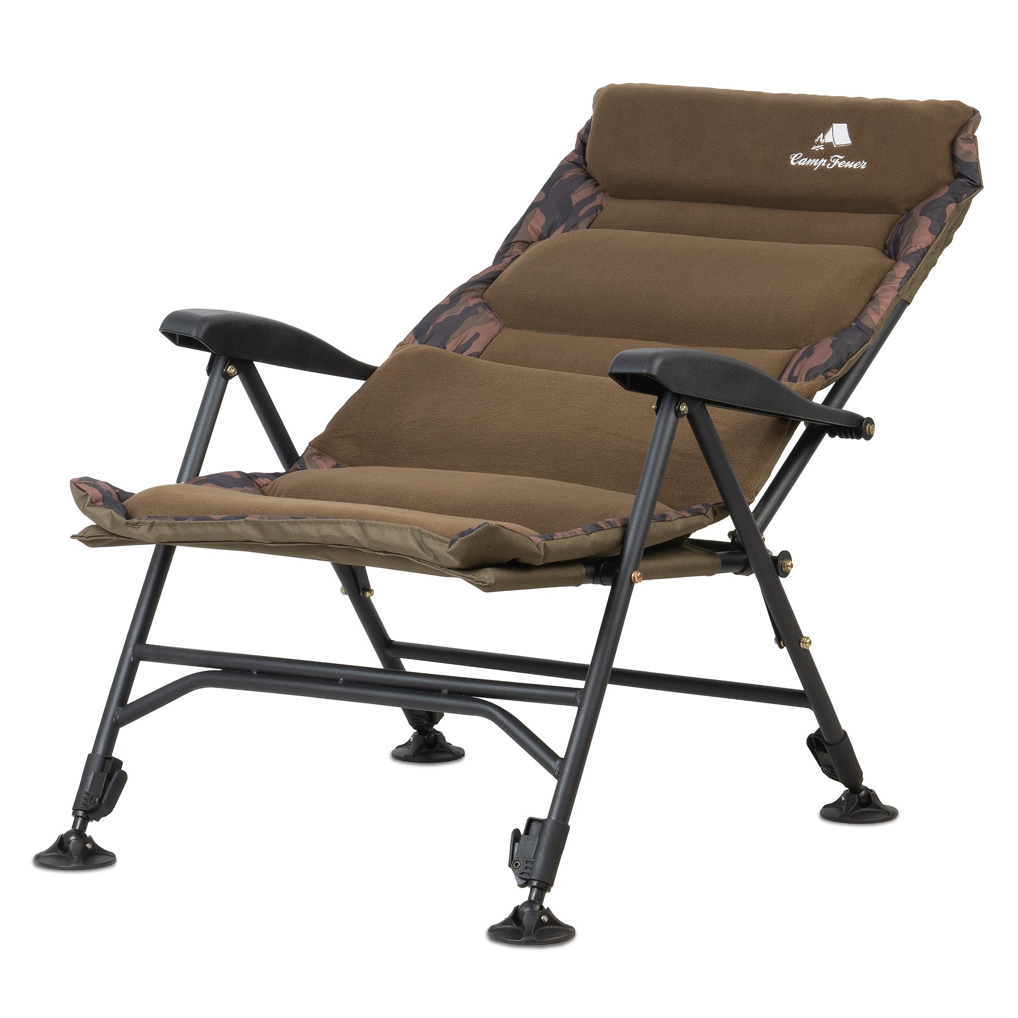 CampFeuer Angelstuhl scaun pescuit camuflaj maro pliabil