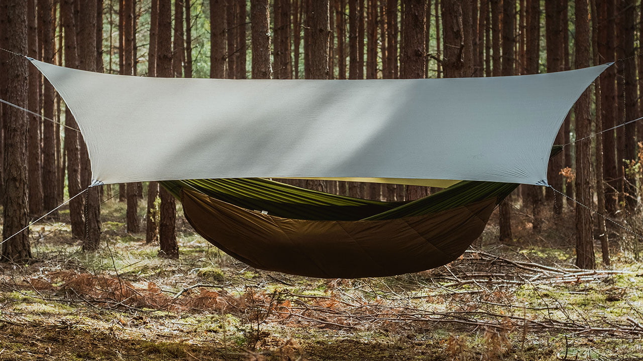 Lesovik Heksa Mayfly Green prelată hamac 360x300 cm