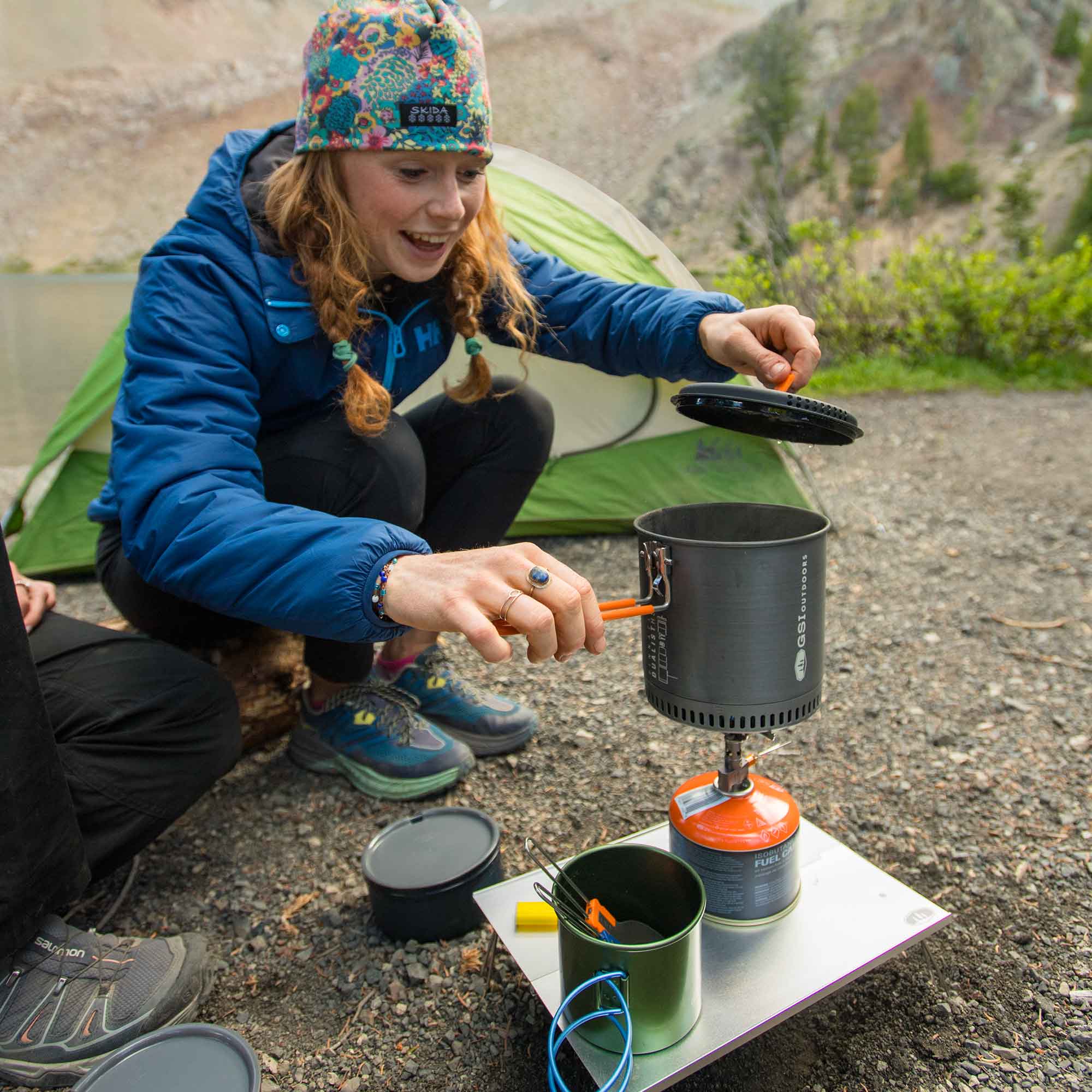 GSI Outdoors Glacier aragaz camping 1 arzător robust
