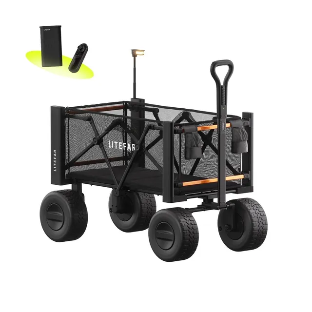 LITEFAR B1 Electric Beach Wagon cărucior electric plajă 150L